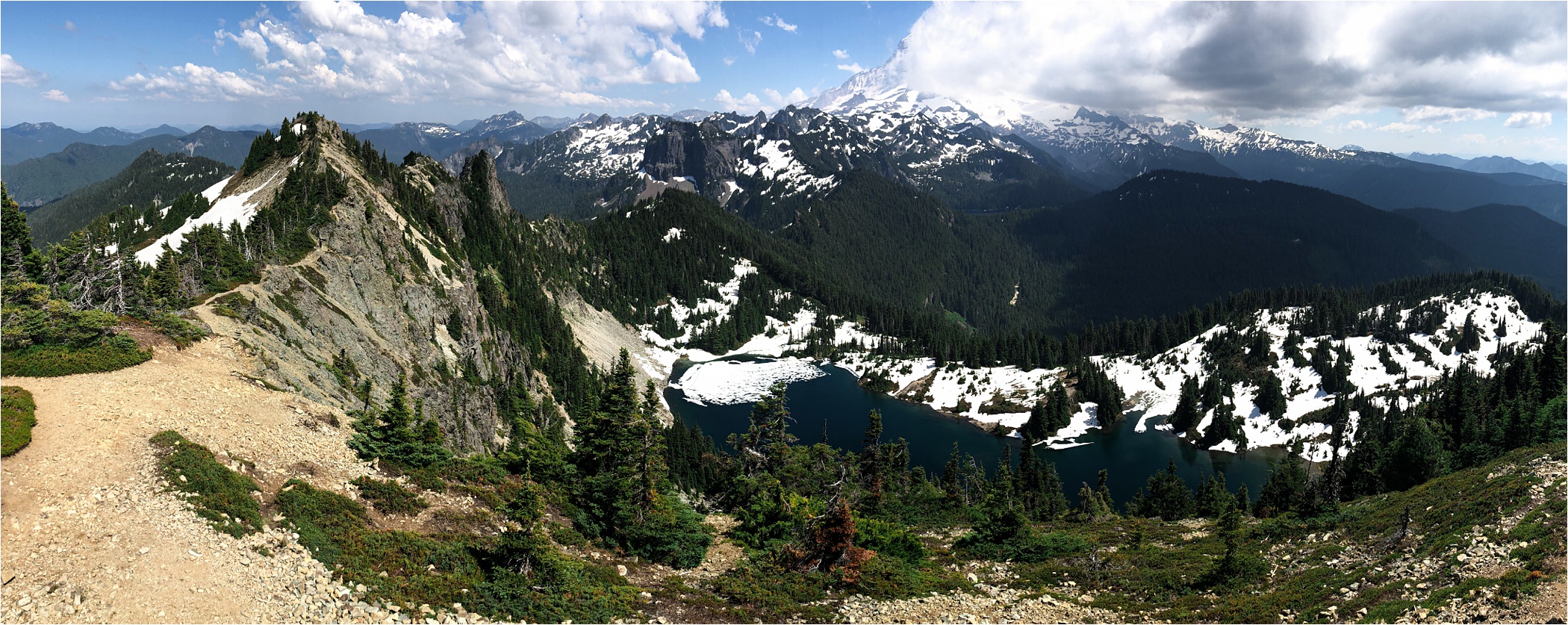 Tolmie Peak lookout location photos as one of the best places to elope at Mt. Rainier