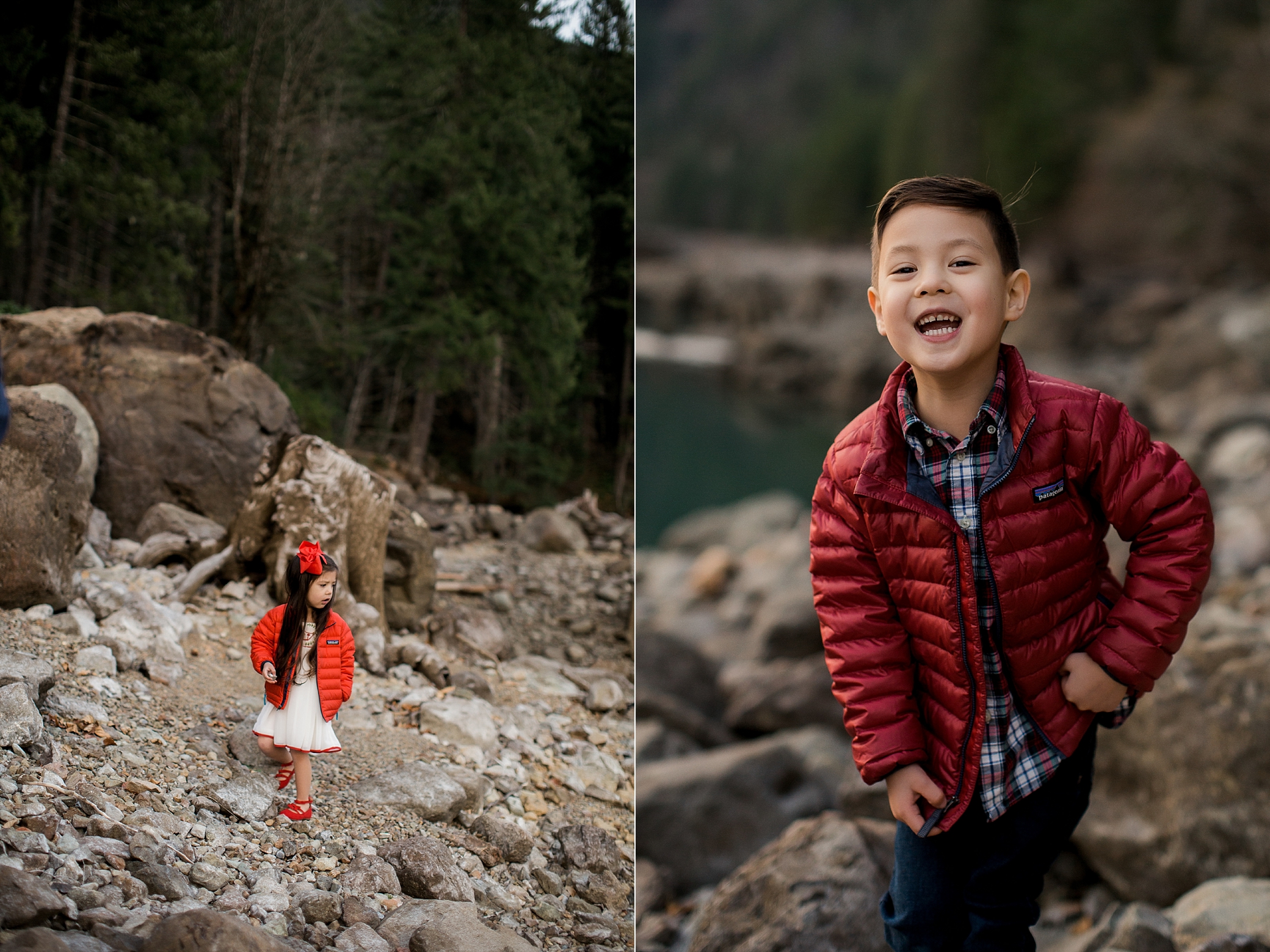 Family Photoshoot at Lake Cushman with Olympia Family Photographer, Megan Montalvo
