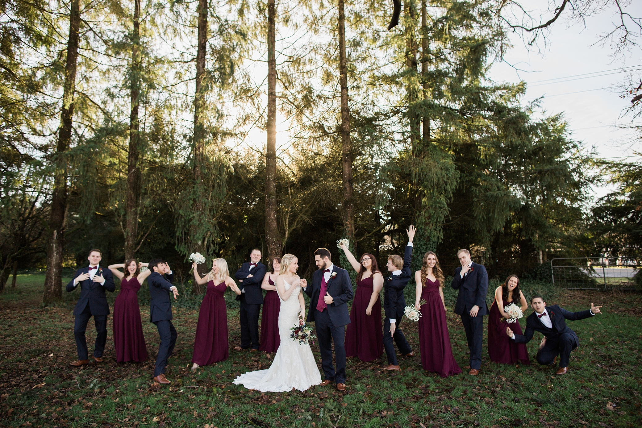 Wedding party having fun | Megan Montalvo Photography 