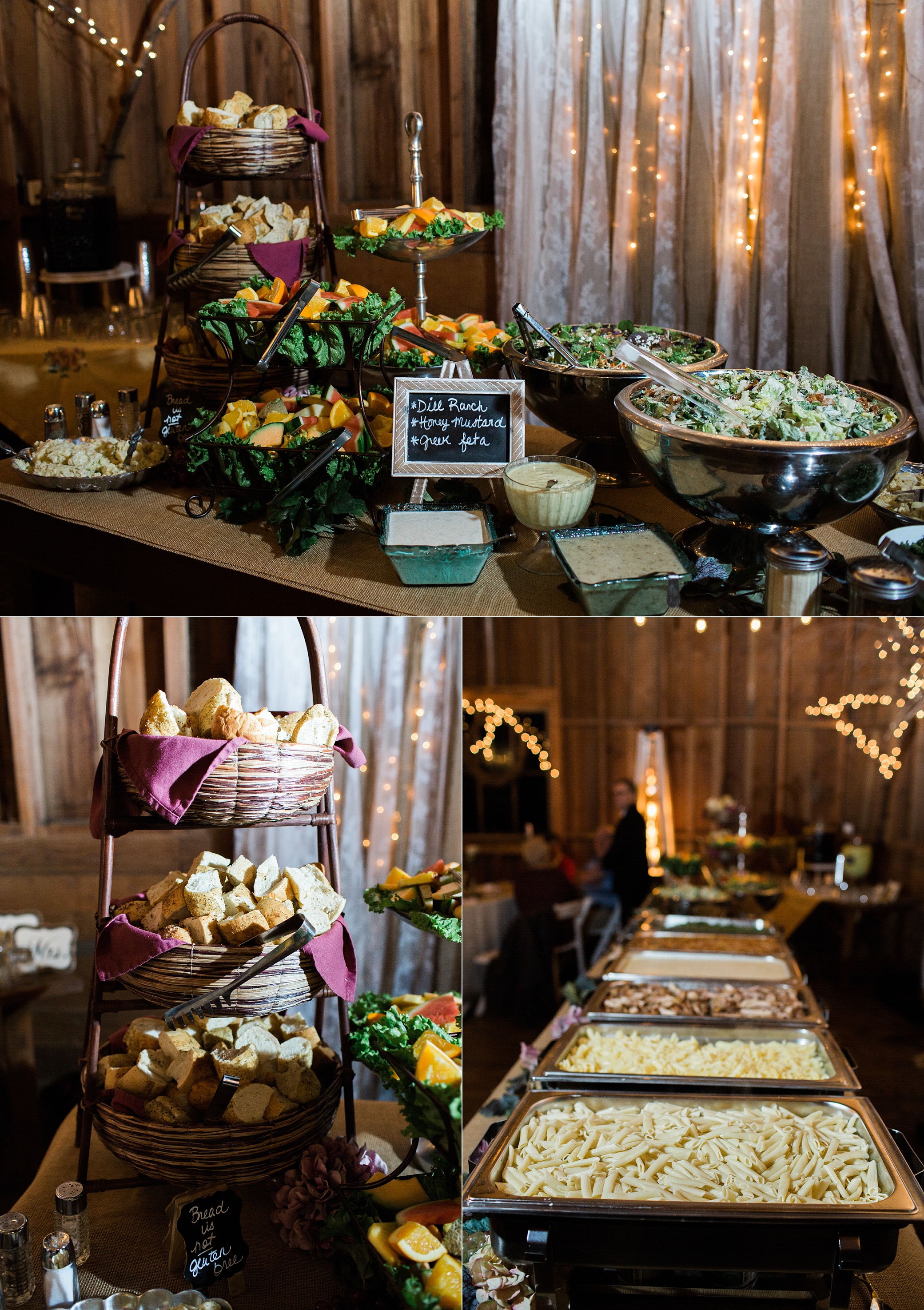 Wedding Food Buffet | Megan Montalvo Photography 