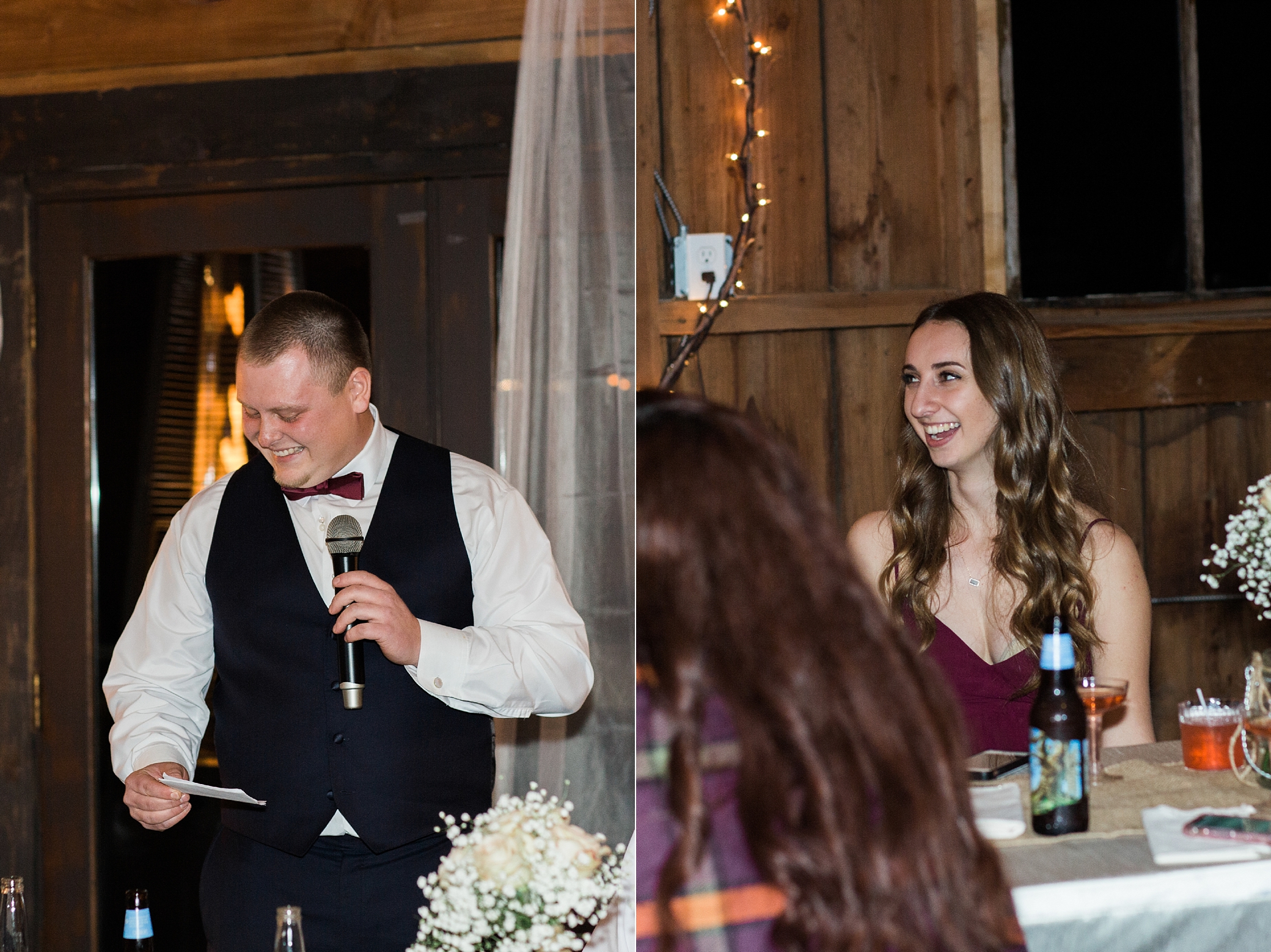 Wedding Toasts at Reception | Megan Montalvo Photography 