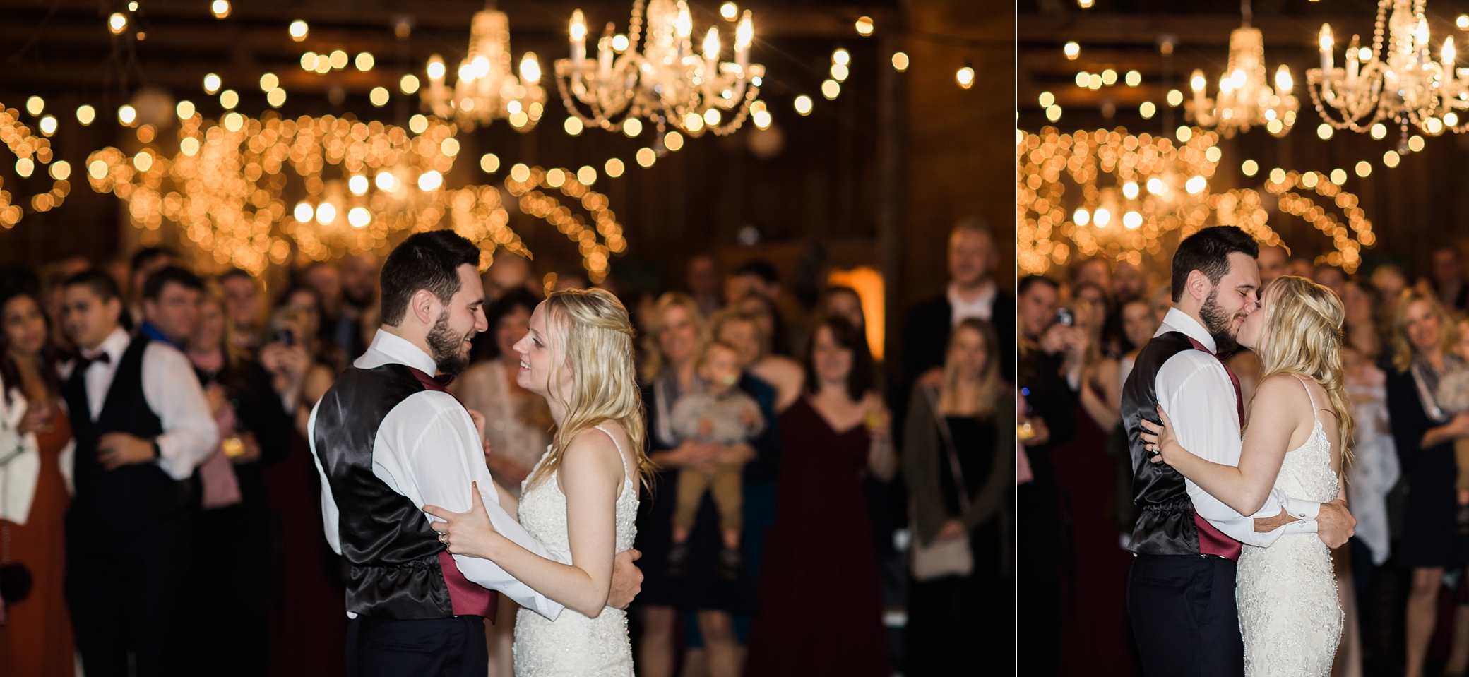 Bride and Groom First Dance | Megan Montalvo Photography 