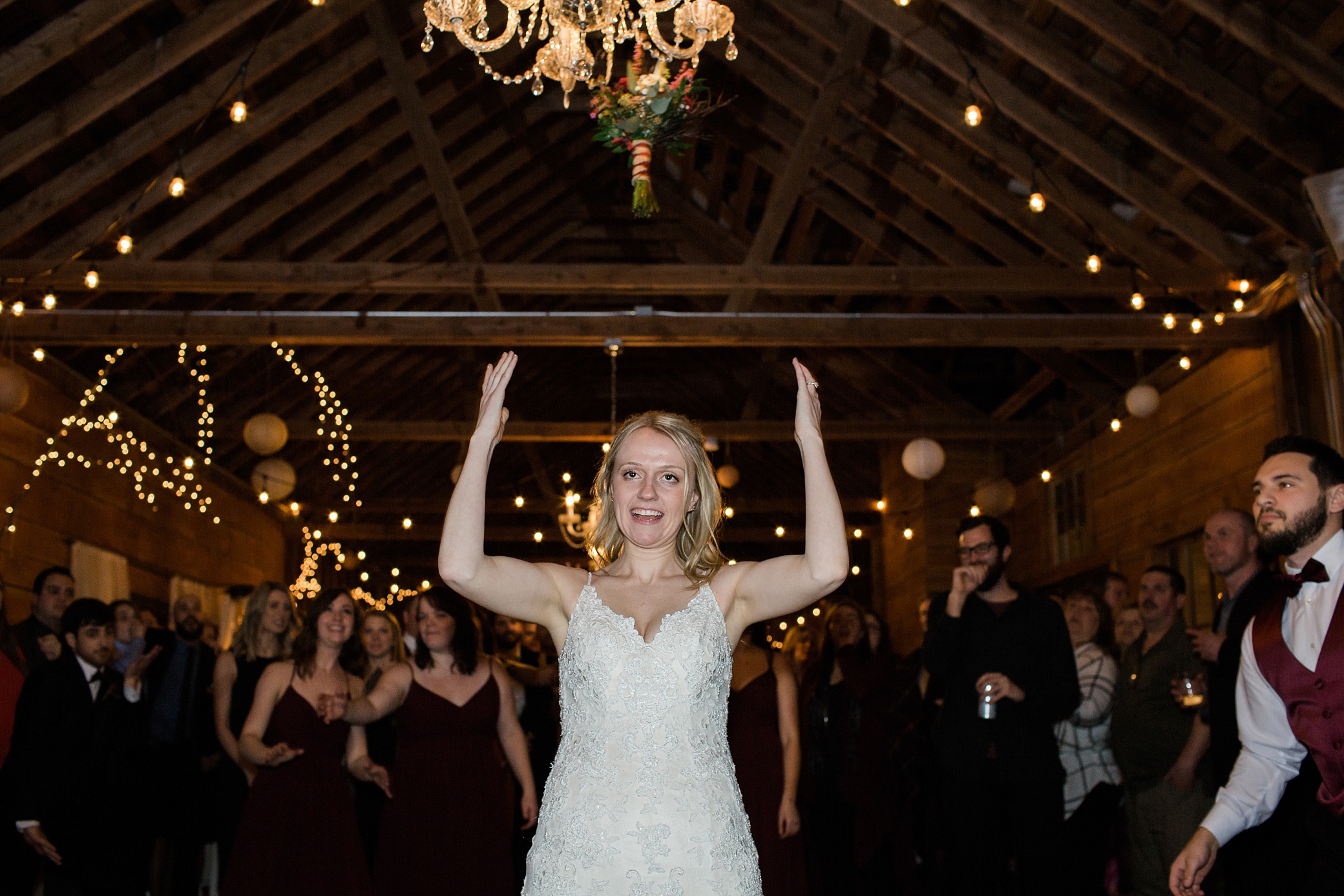 Bridal Bouquet Toss | Megan Montalvo Photography 