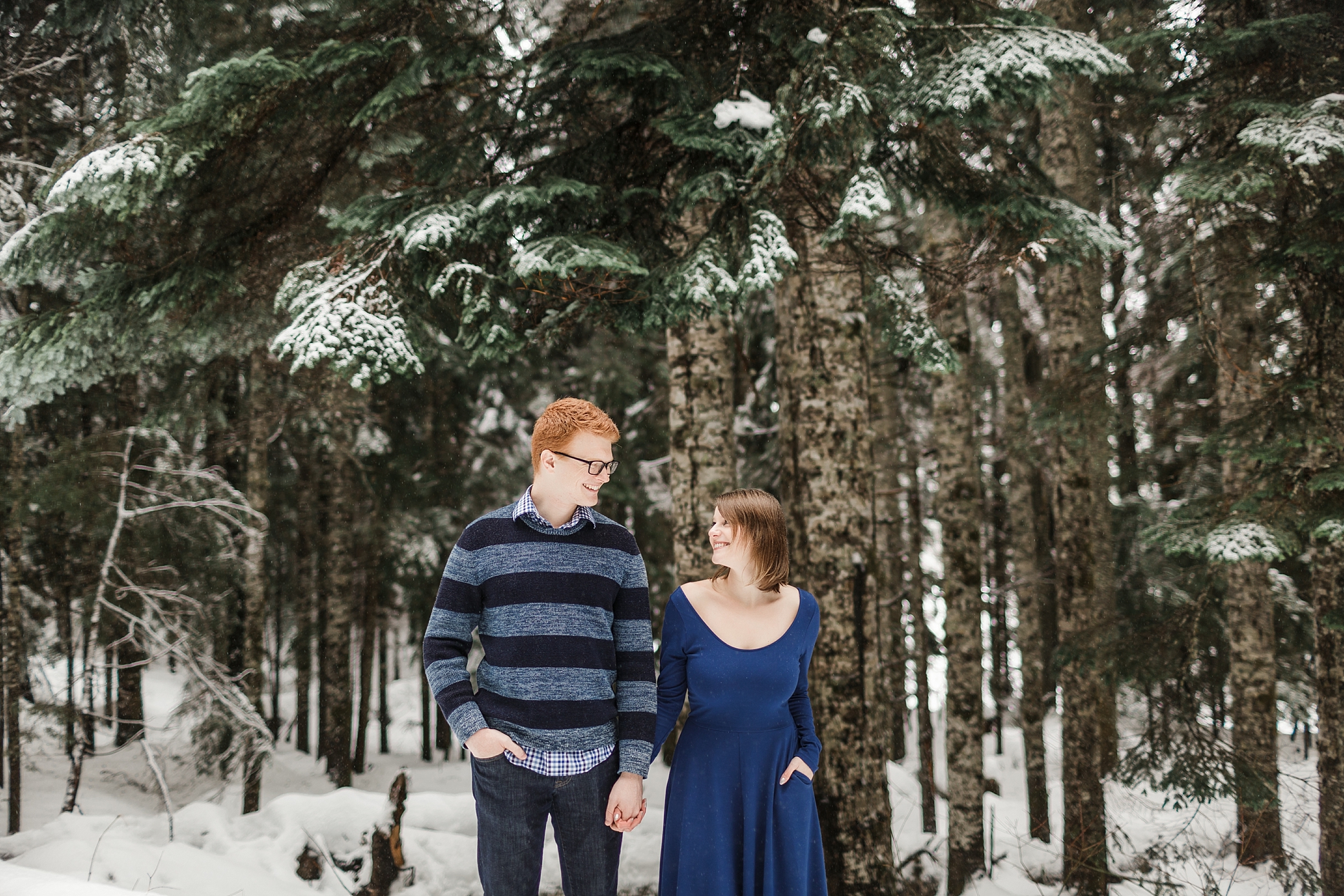 Snoqualmie Winter Engagement | Megan Montalvo Photography