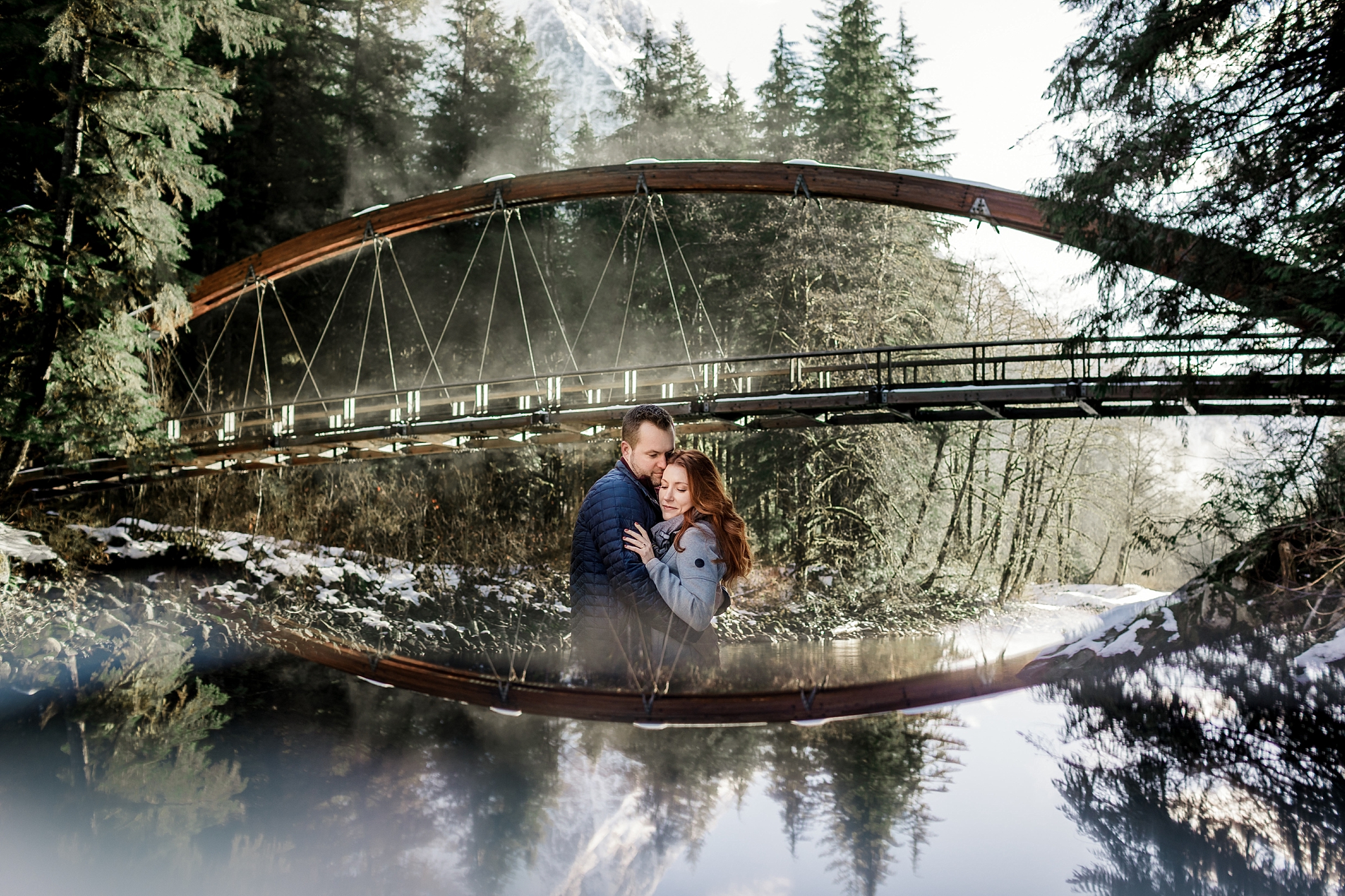 Prism photography during engagement session with Megan Montalvo Photography