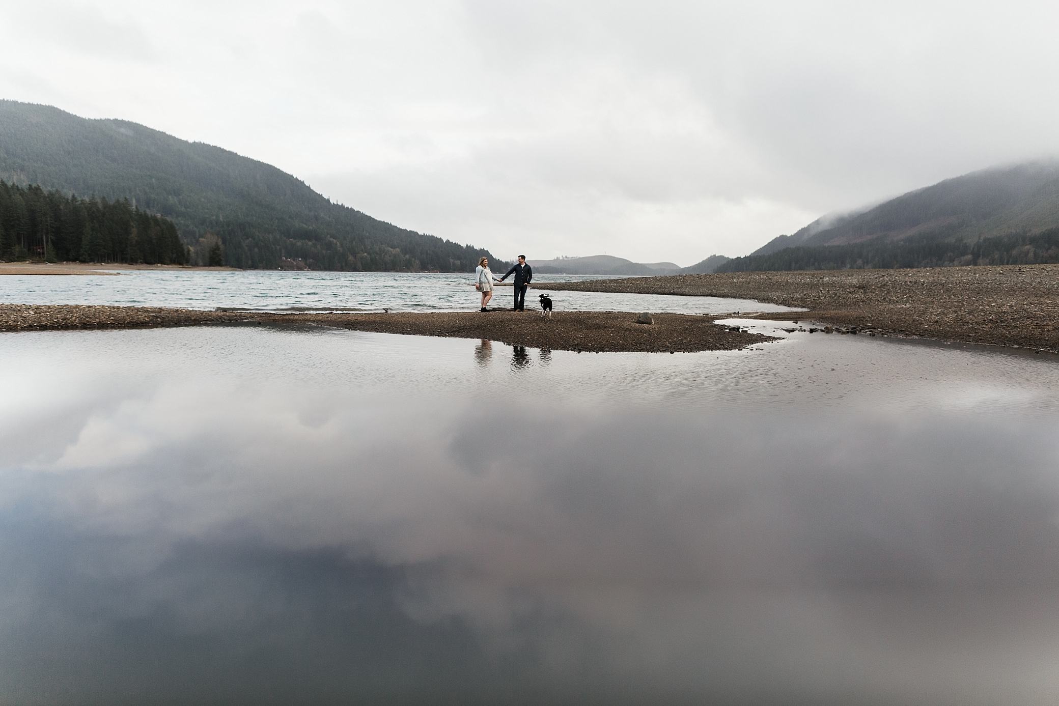 Reflection at Lake Cushman | Megan Montalvo Photography