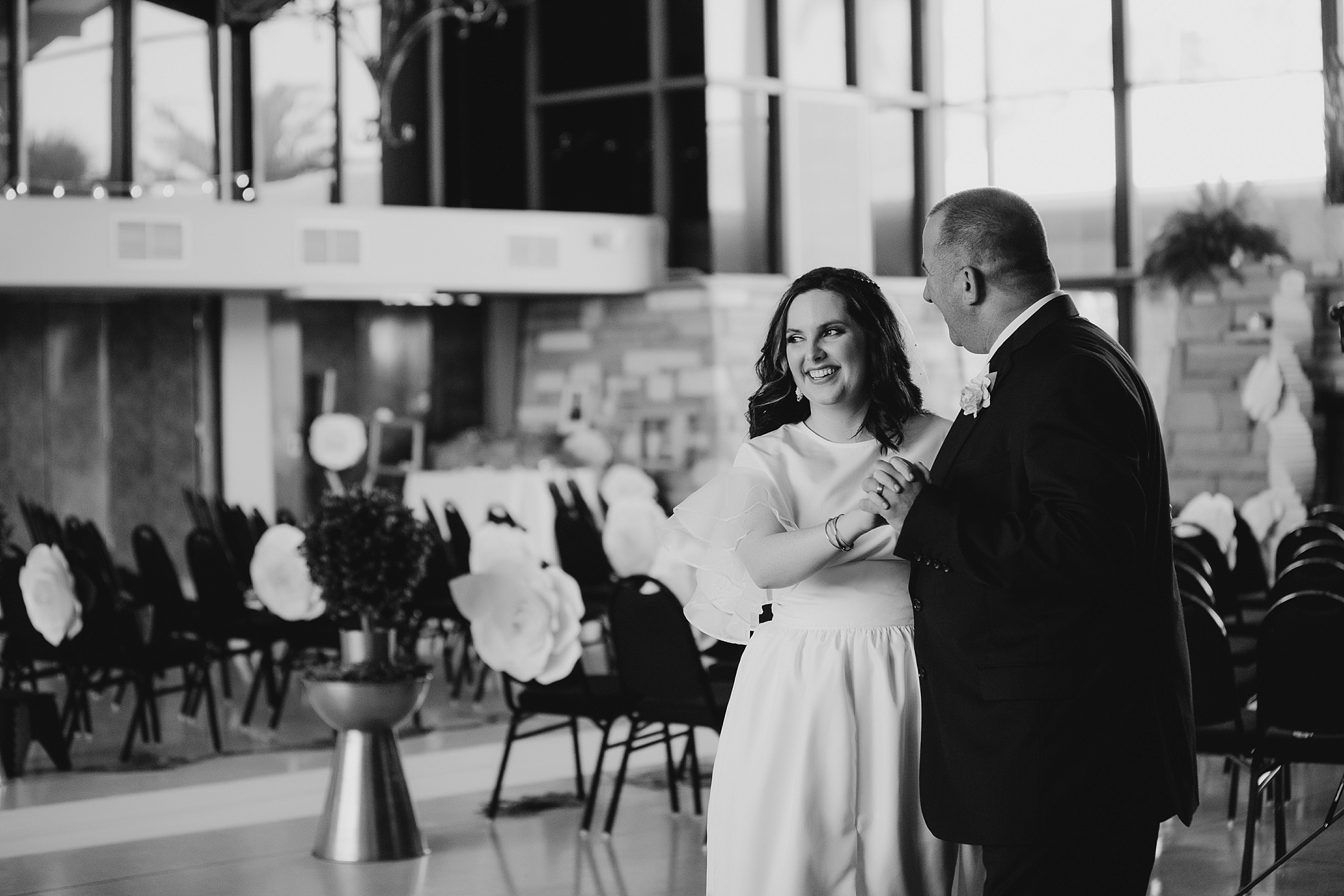 Bride and Groom first dance at surprise wedding | Megan Montalvo Photography