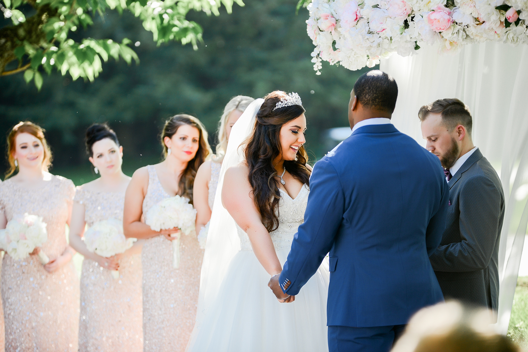 Outdoor Wedding Ceremony in Olympia, WA | Megan Montalvo Photography
