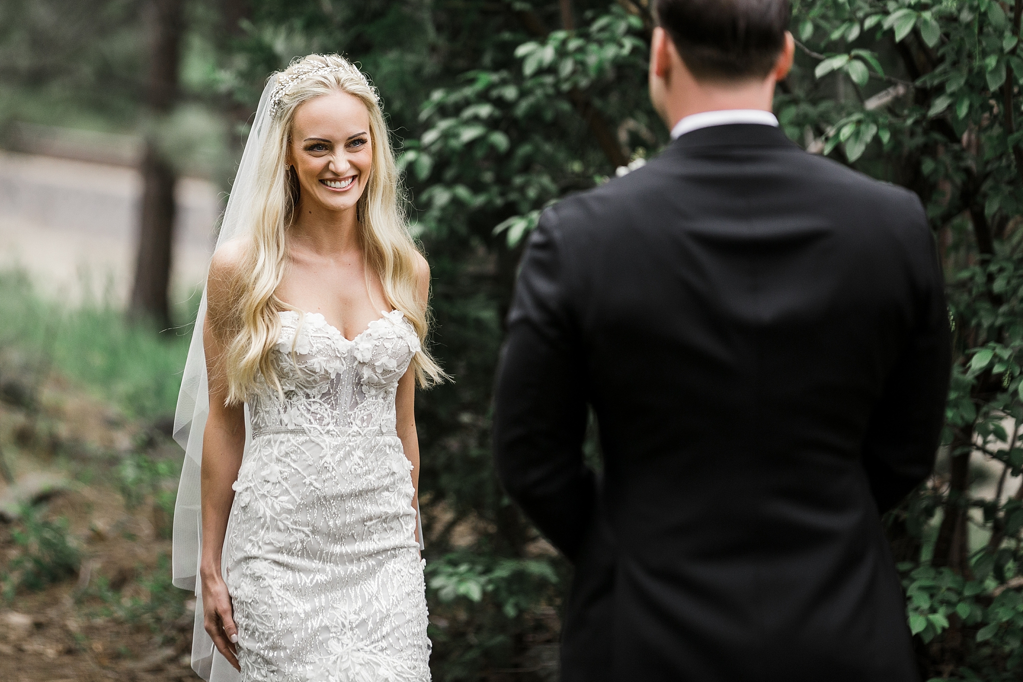 First Look Lake Tahoe Wedding | Megan Montalvo Photography