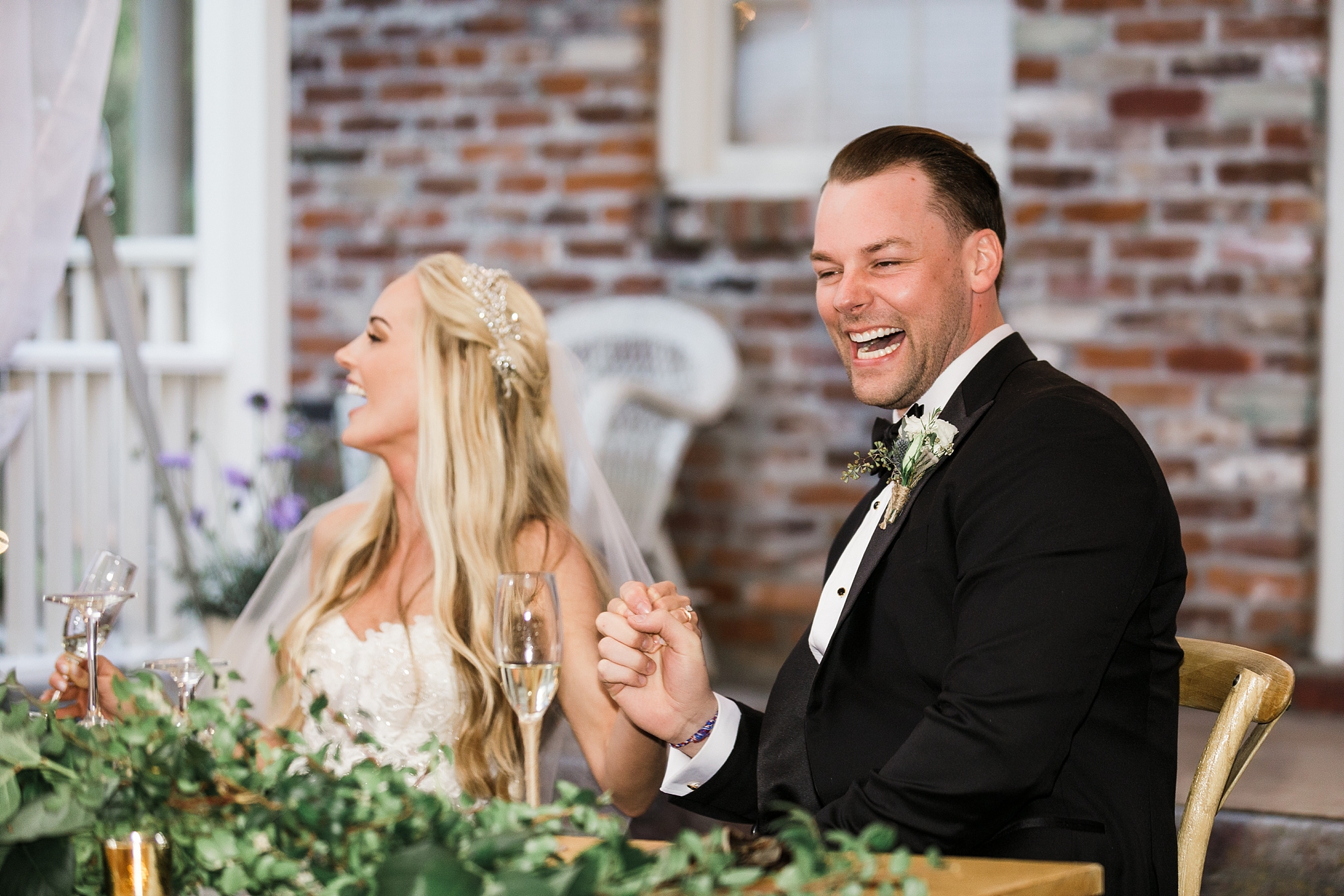 Wedding reception toasts | Megan Montalvo Photography 