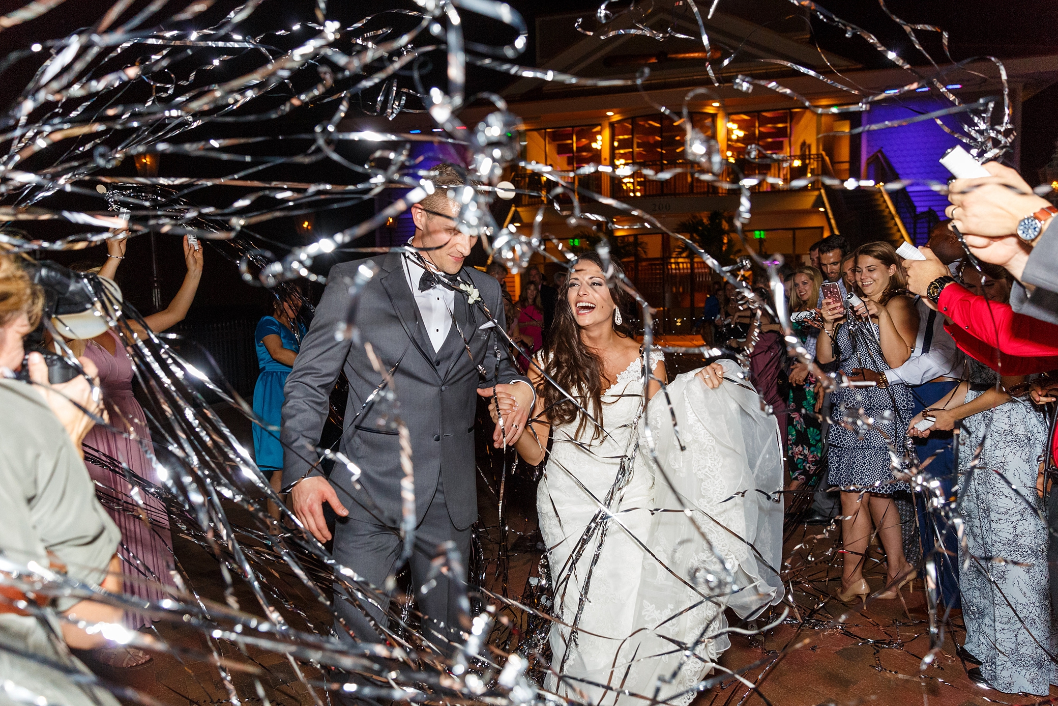 Reception exit with confetti | Must Have Moments on Your Wedding Day