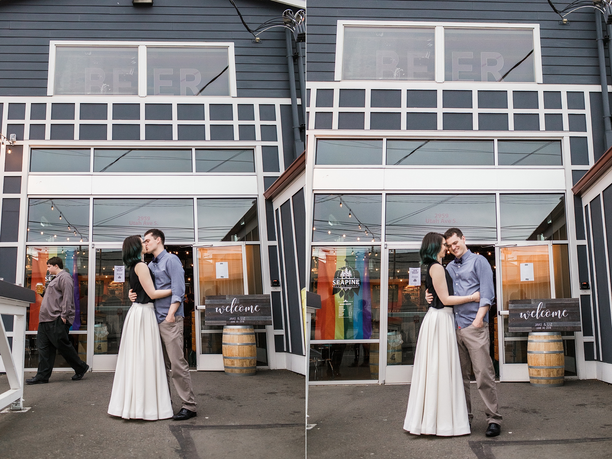 Wedding reception at Seapine Brewing Co. | Megan Montalvo Photography