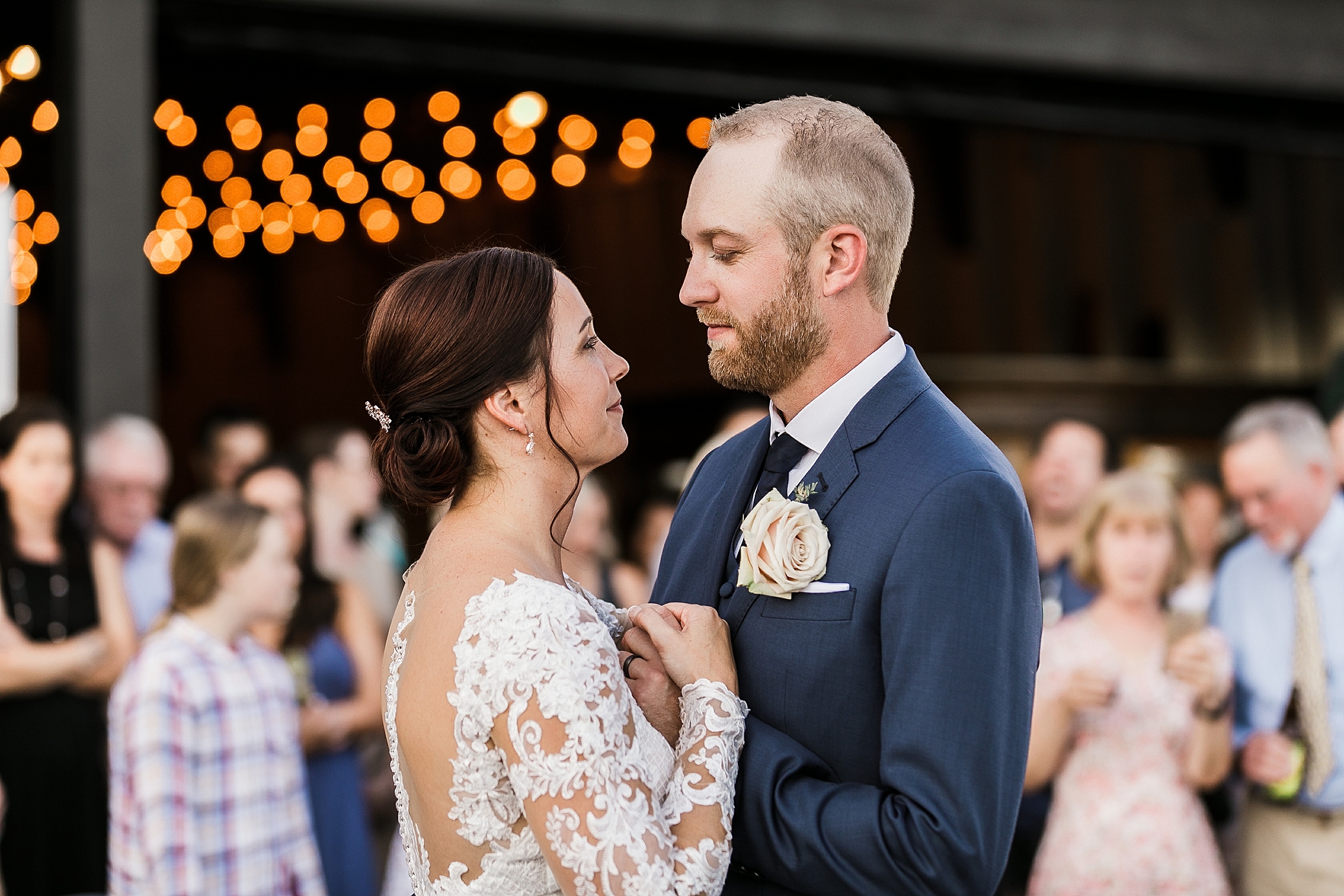 Bride and groom first dance on the MV Skansonia | Megan Montalvo Photography 