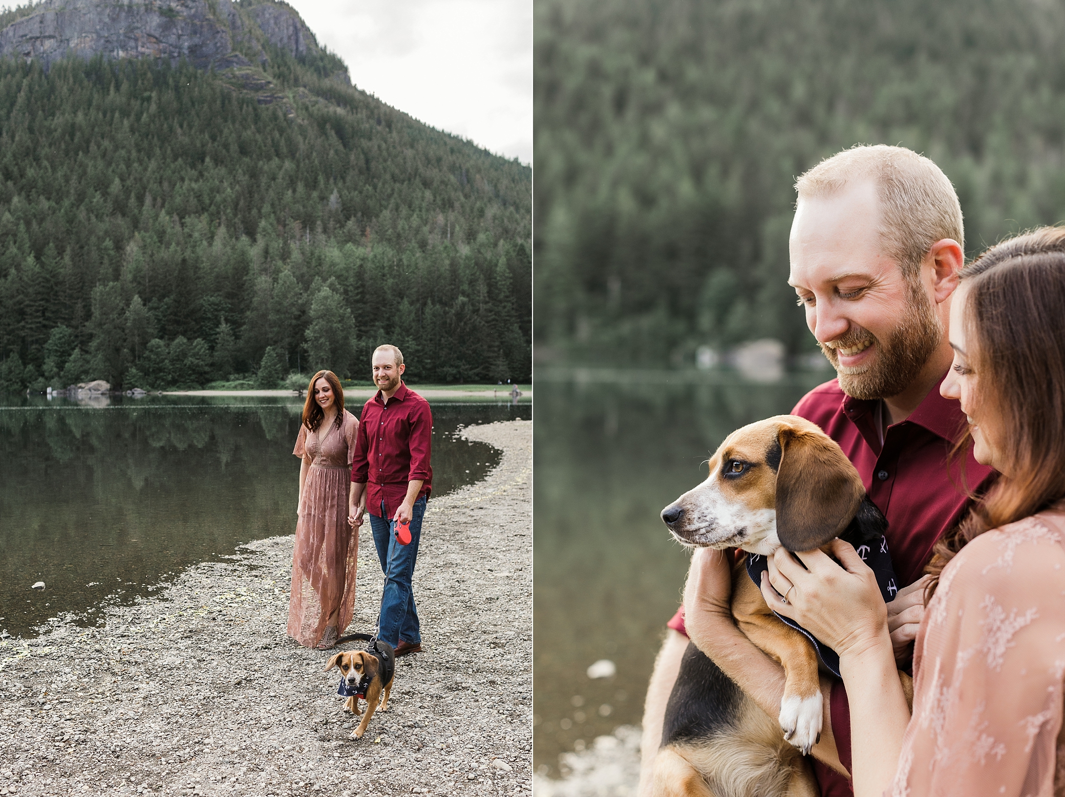Seattle engagement session with dogs | Megan Montalvo Photography