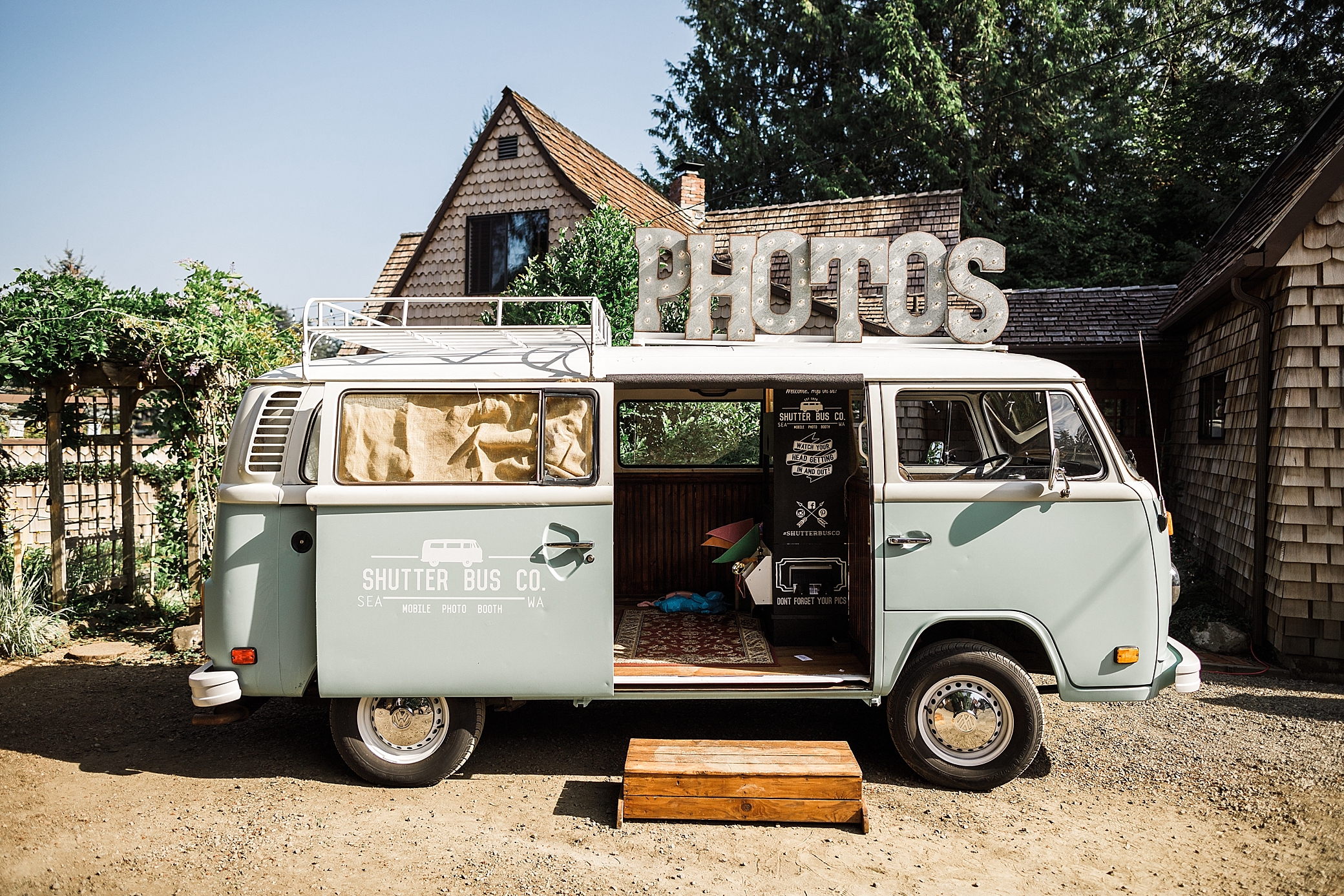 Shutter Bus Co Photobooth out of Seattle, WA | Seattle Wedding Photo Booth | Megan Montalvo Photography
