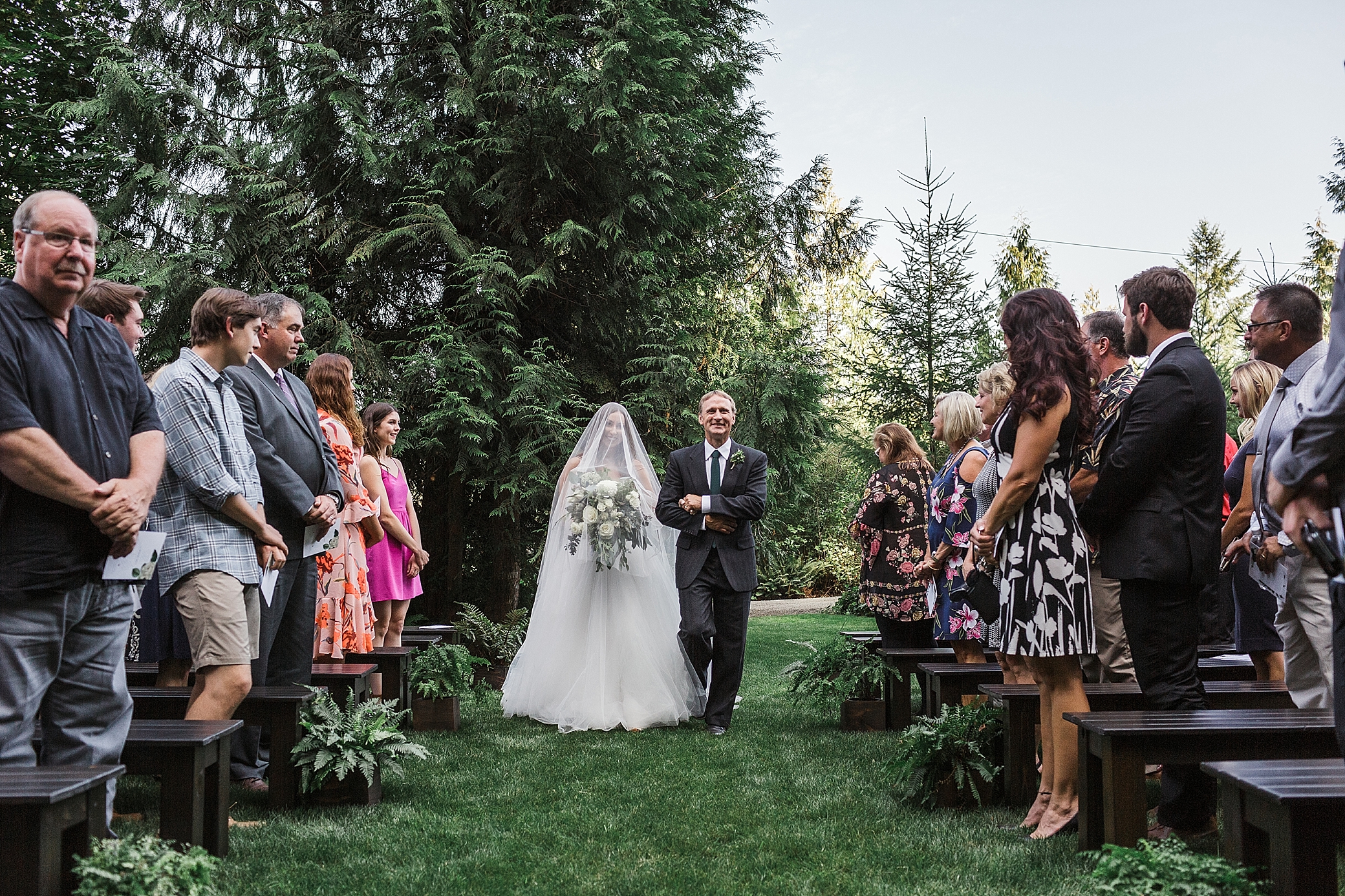 Lost Lake Intimate Backyard Wedding Ceremony | Megan Montalvo Photography