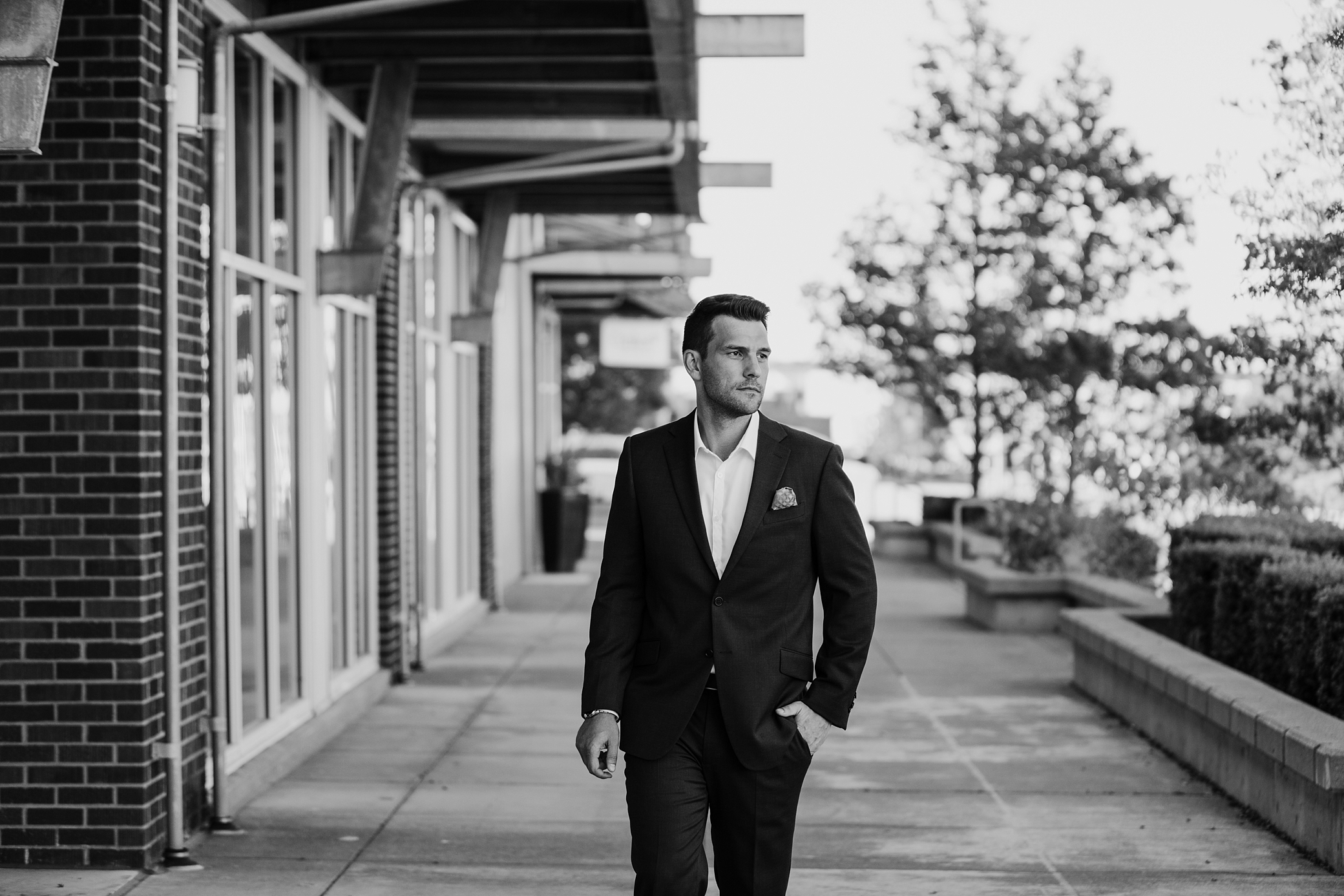 Groom portraits in downtown Tacoma | Megan Montalvo Photography