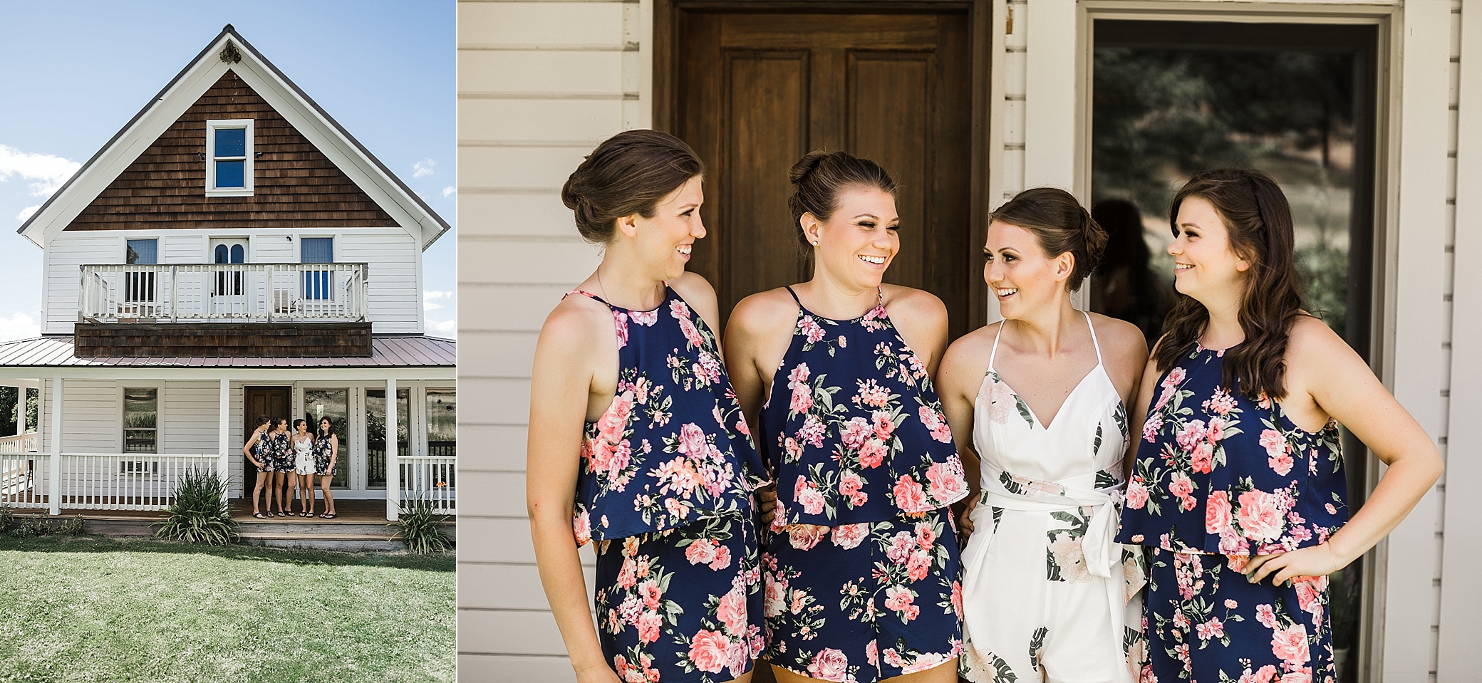 Bridal party getting ready at the Cattle Barn in Cle Elum, Washington | Megan Montalvo Photography 
