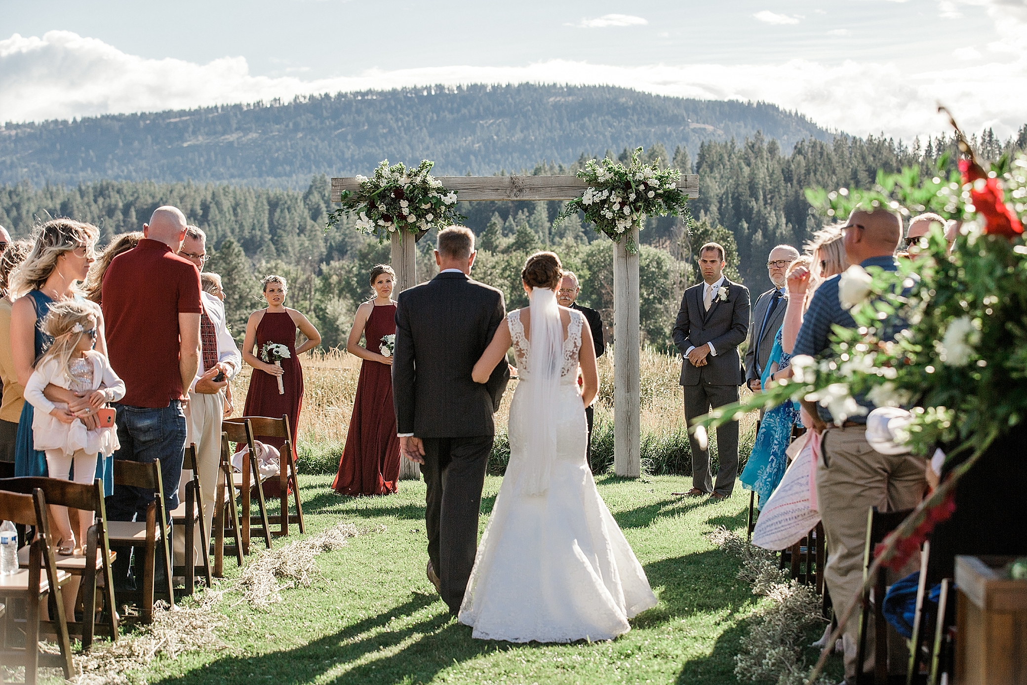 The Cattle Barn Wedding Venue Ceremony | Megan Montalvo Photography