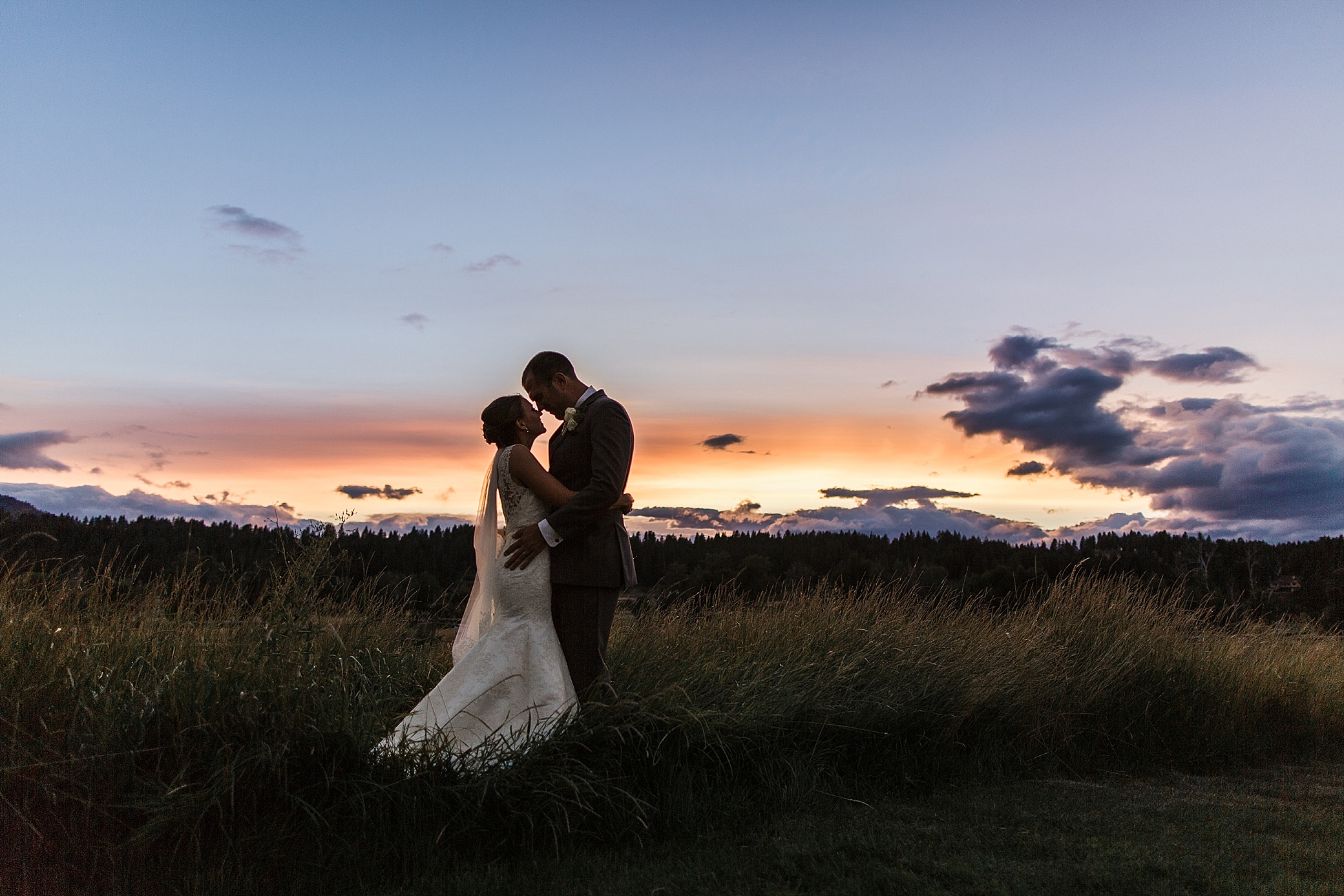 Sunset wedding portraits by WA Wedding Photographer, Megan Montalvo Photography