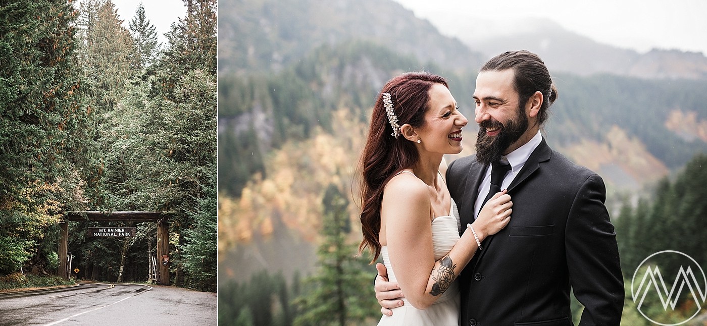 Mount Rainier National Park Adventure Elopement Wedding | Megan Montalvo Photography