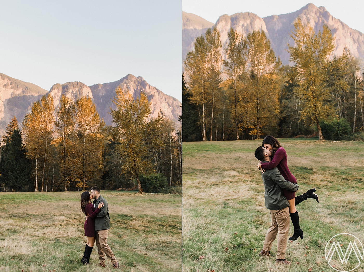 PNW Proposal and Engagement Photos | North Bend Wedding Photographer, Megan Montalvo Photography. 