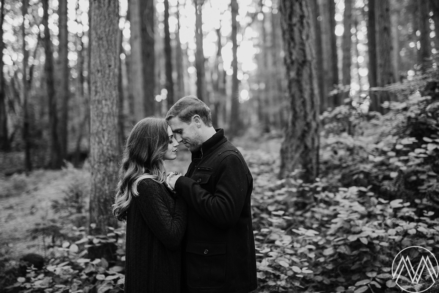 Tacoma Engagement Session - Five Mile Drive at Point Defiance Park. Photographed by Intimate Wedding Photographer, Megan Montalvo Photography. 