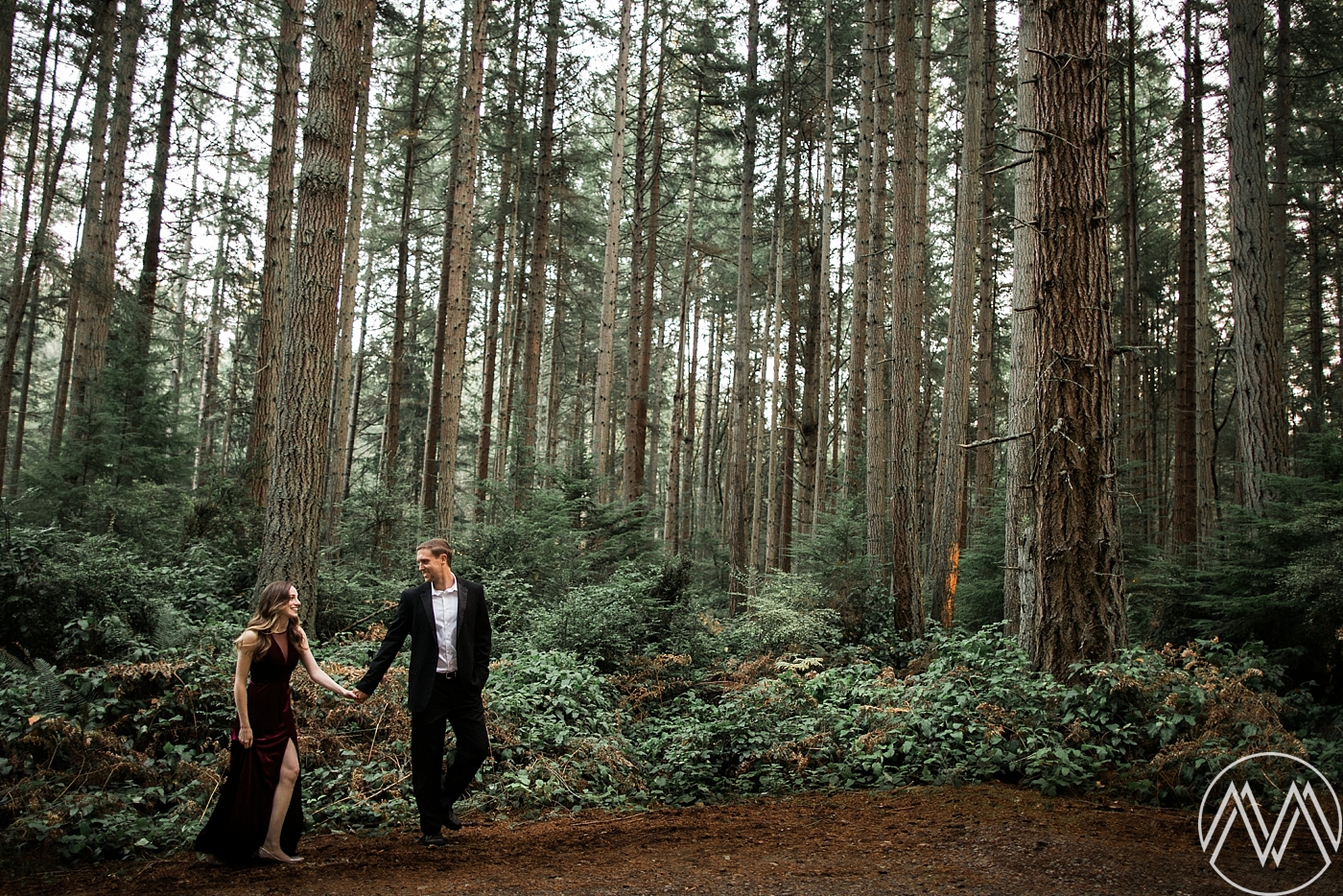 Tacoma Engagement Session - Five Mile Drive at Point Defiance Park. Photographed by Intimate Wedding Photographer, Megan Montalvo Photography. 