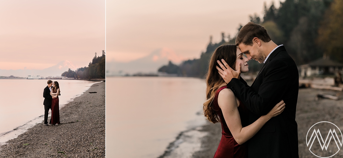 Tacoma engagement session at Owen Beach | Megan Montalvo Photography