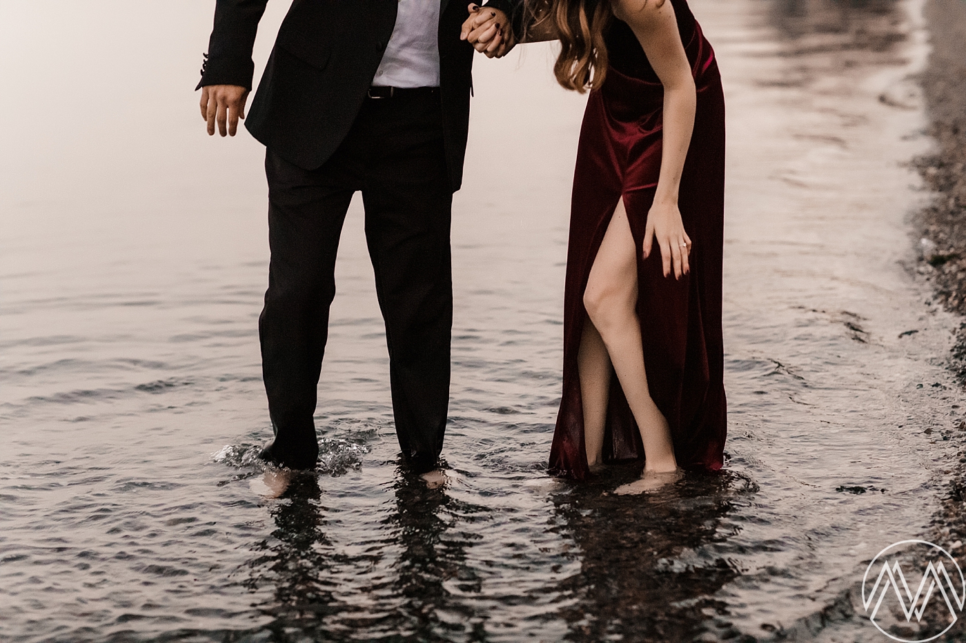 Tacoma engagement session at Point Defiance Park and Owen Beach. Photographed by Tacoma Wedding Photographer, Megan Montalvo Photography. 