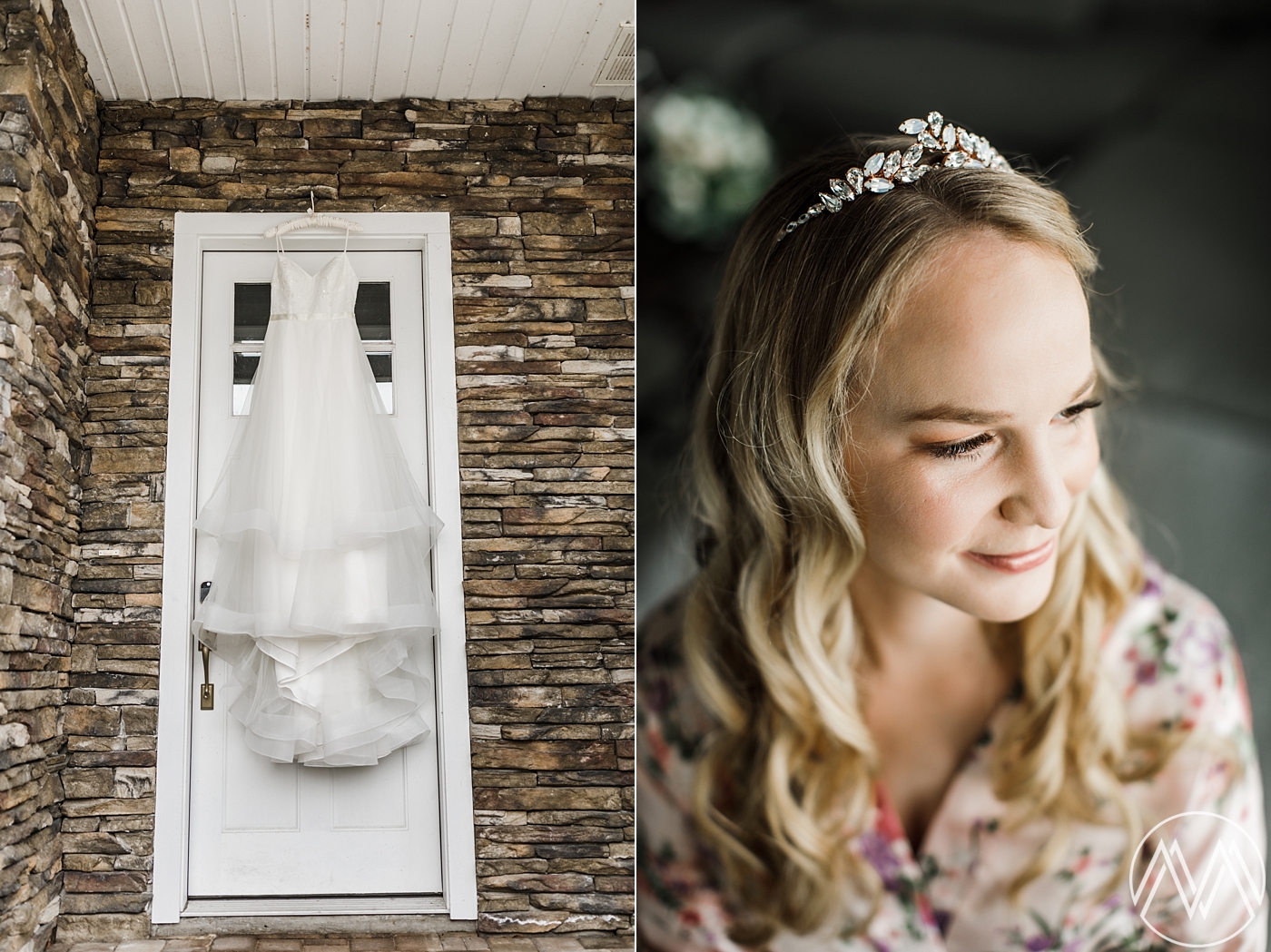 Bride getting ready | Doe Lake Campground Wedding | Megan Montalvo Photography