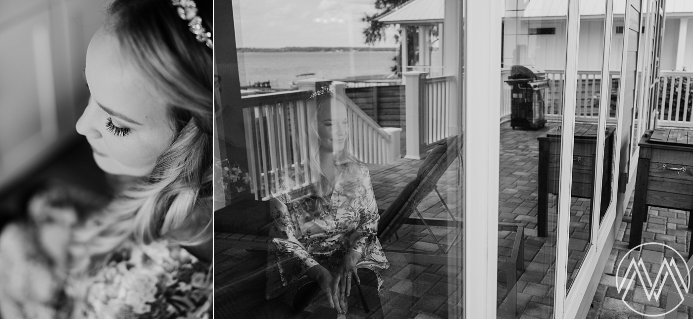 Bride getting ready | Doe Lake Campground Wedding | Megan Montalvo Photography