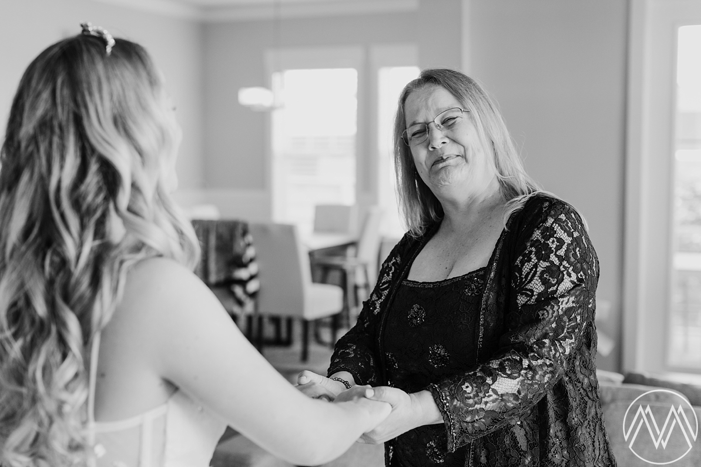 Special moment between the bride and her mother. | Doe Lake Campground Wedding | Megan Montalvo Photography