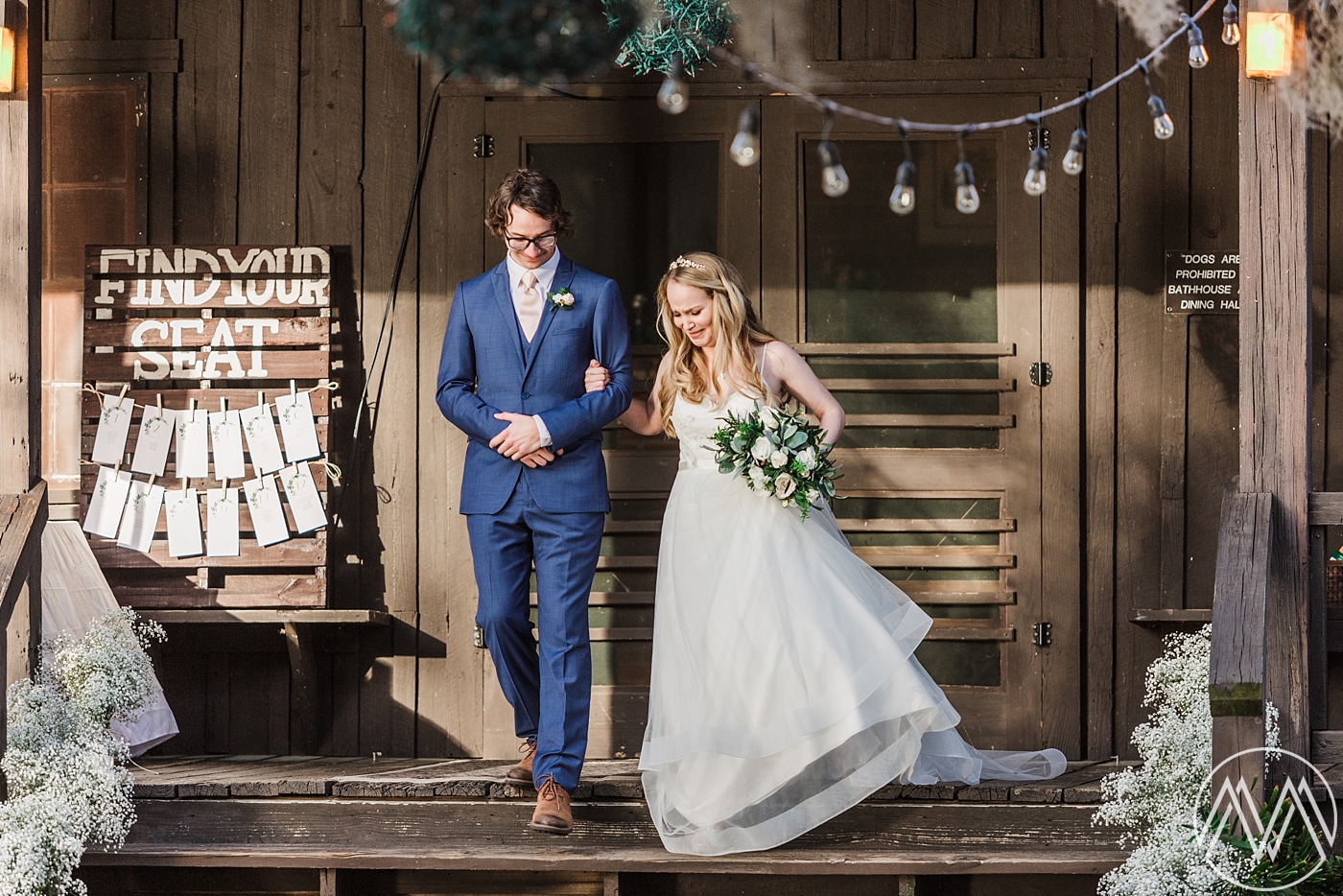 Brother walks bride down the aisle at Doe Lake Campground Wedding | Megan Montalvo Photography