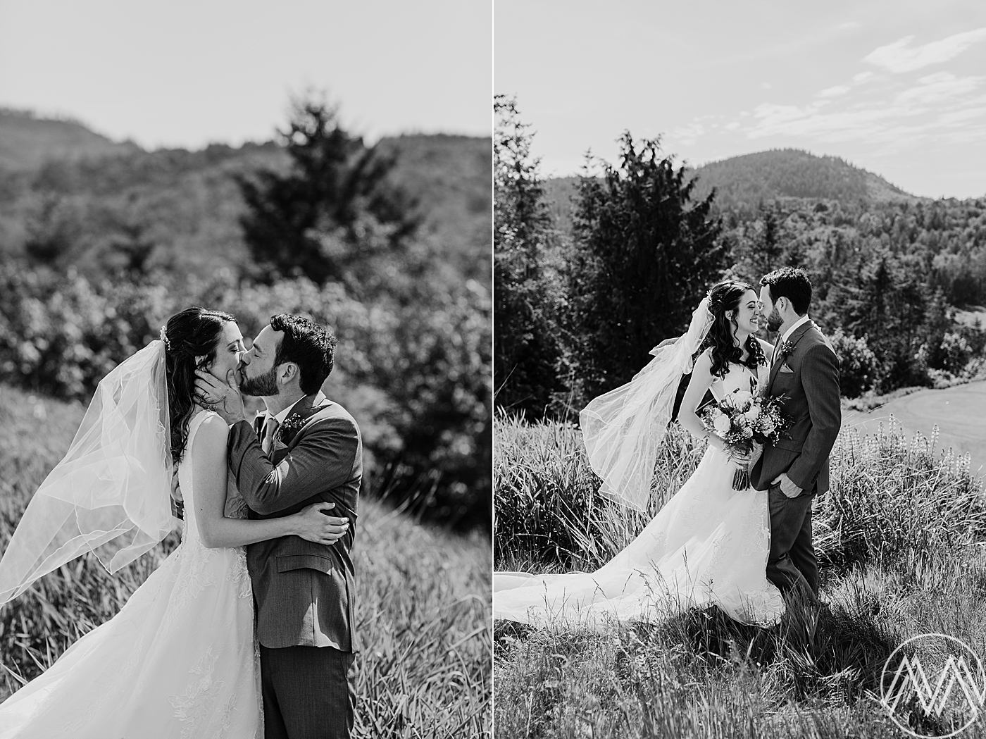 Bride and Groom First Look | Eagelemont Golf Course Wedding | Megan Montalvo Photography