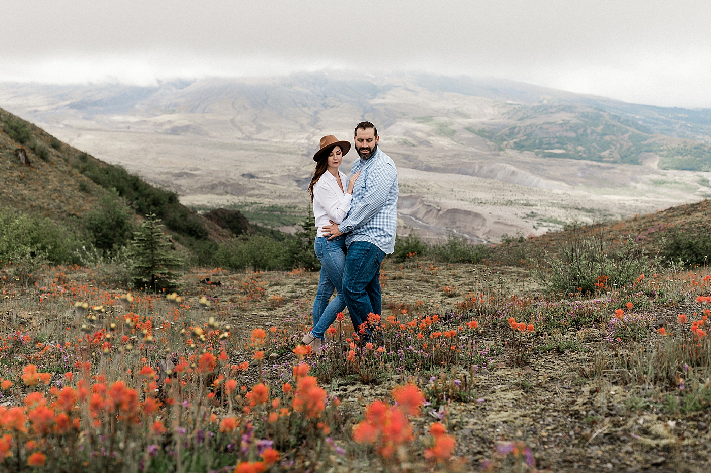 Mount St. Helens Photoshoot with the wildflowers | Megan Montalvo Photography