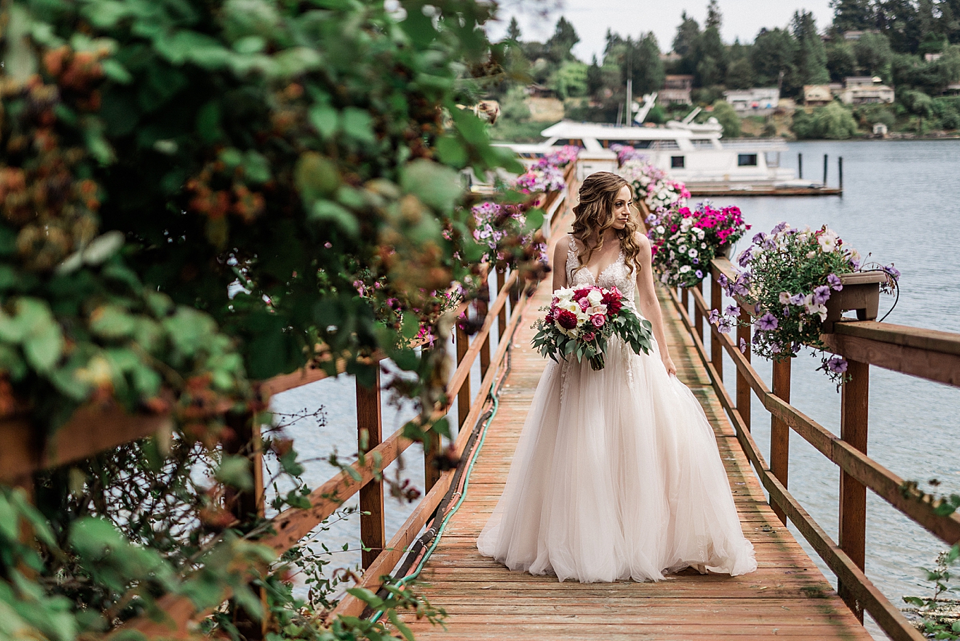 Bridal Portraits at Cedar Springs in Port Orchard, WA. Photographed by Tacoma Wedding Photographer, Megan Montalvo Photography. 