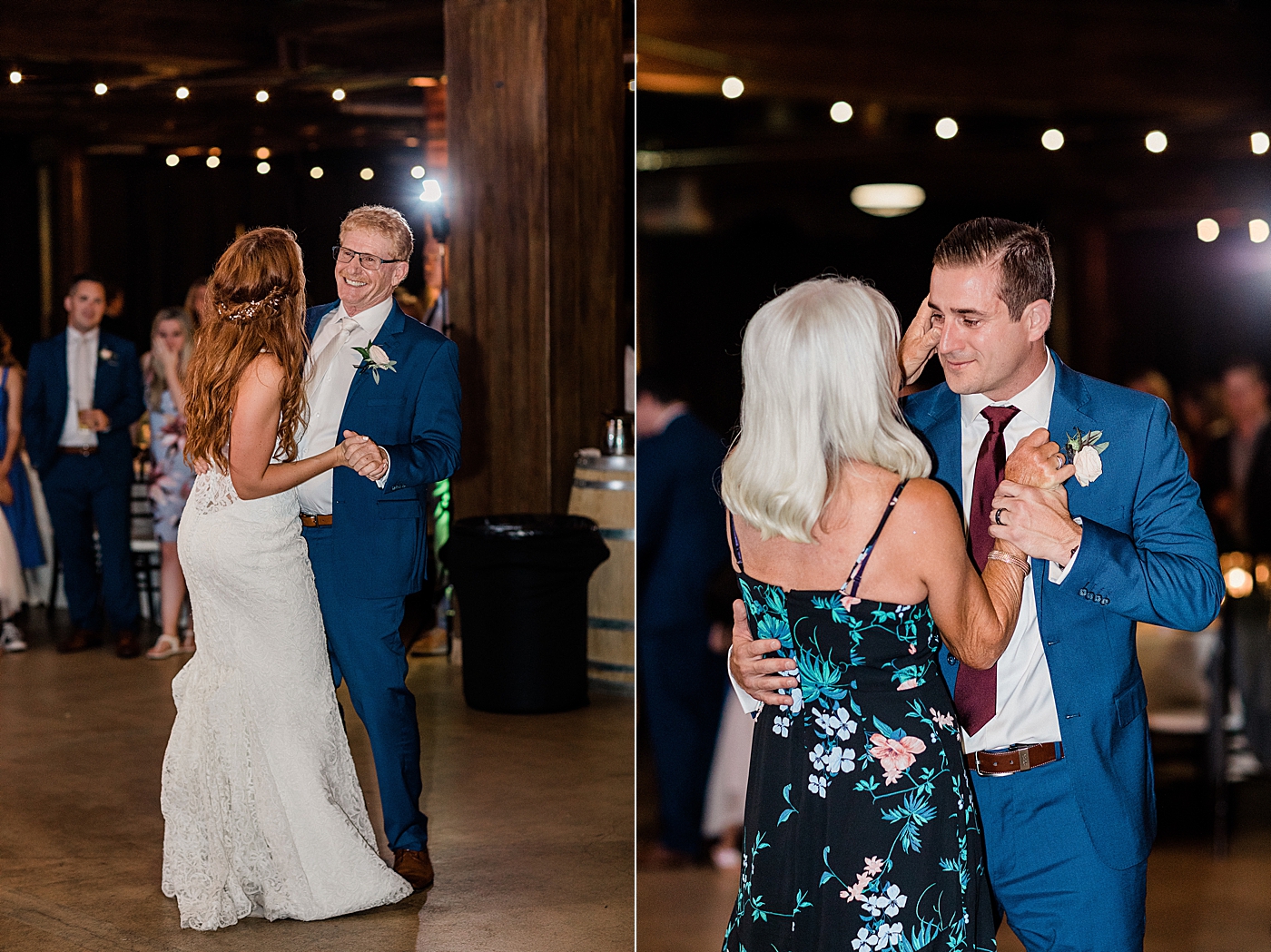 Special first dances at Swiftwater Cellars wedding reception | Megan Montalvo Photography