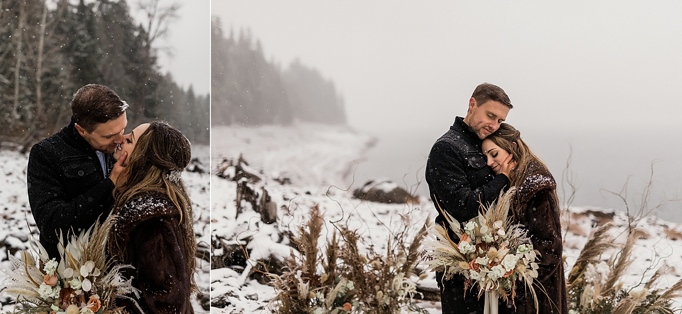 PNW Winter Elopement | Megan Montalvo Photography