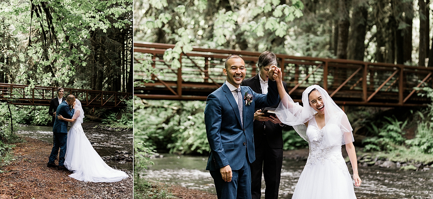 Lake Crescent Elopement photographed by PNW Elopement Photographer, Megan Montalvo Photography. 