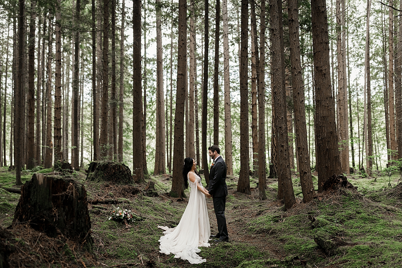 PNW Forest Elopement | Megan Montalvo Photography