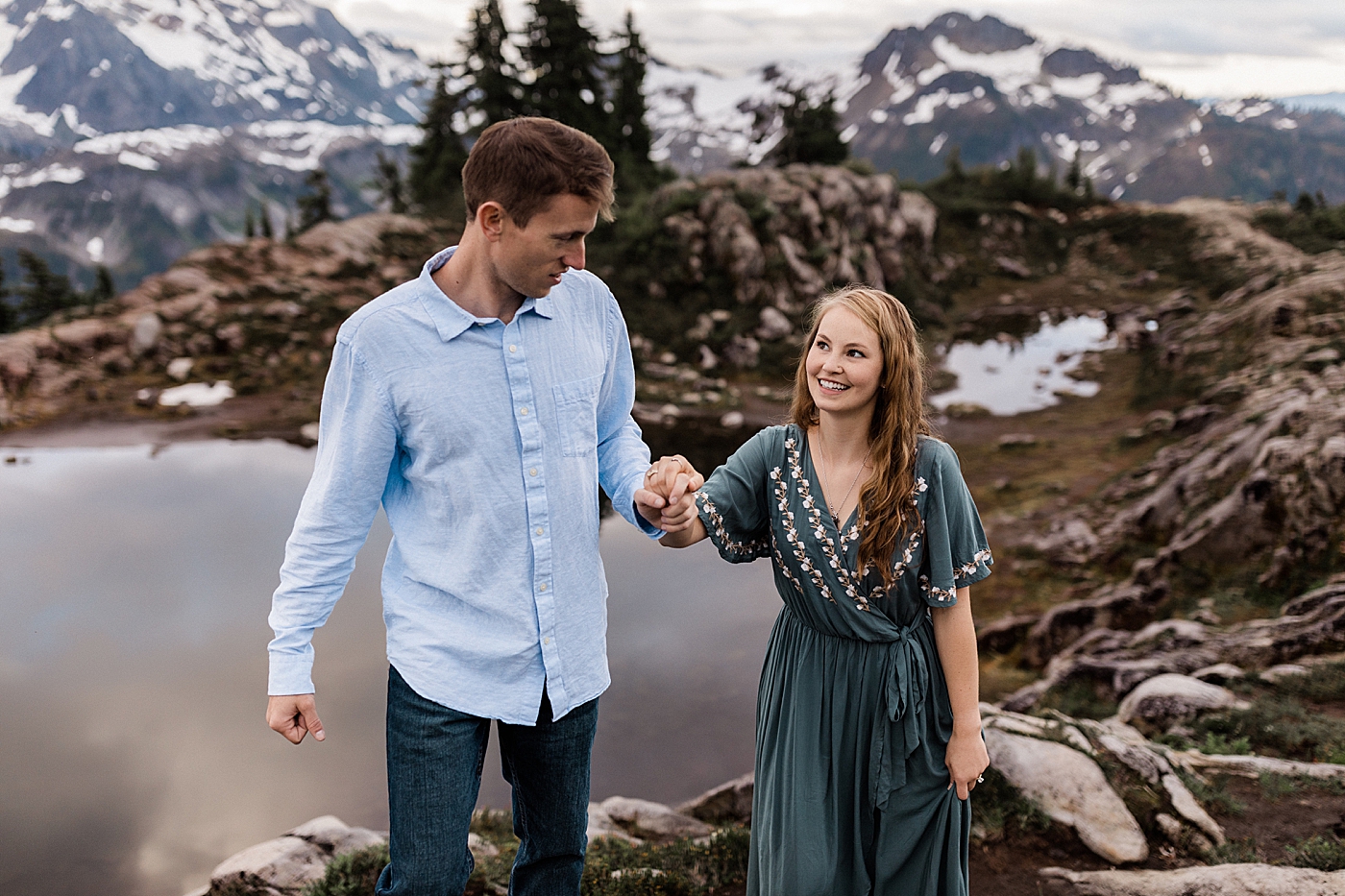 Proposal at Artists Point in the PNW | Megan Montalvo Photography