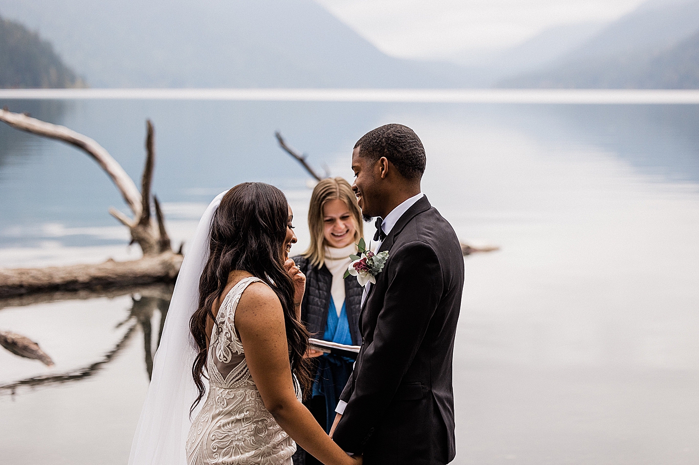 PNW Elopement at Lake Crescent with Megan Montalvo Photography