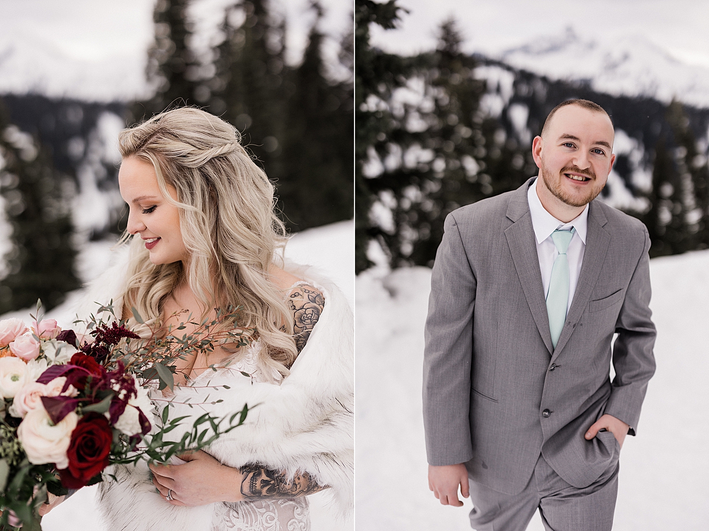 Bride and groom photos by Megan Montalvo Photography.
