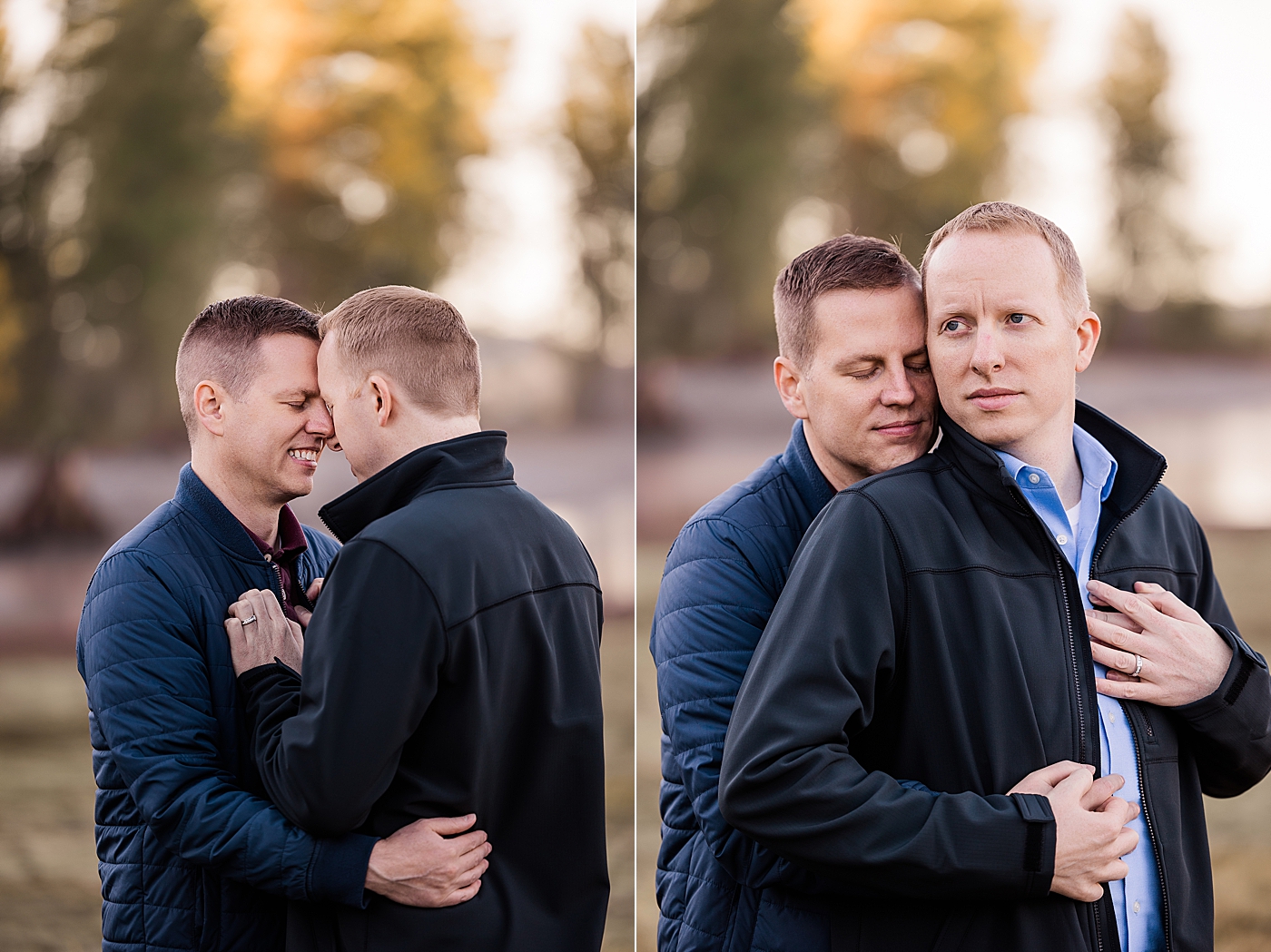 Same-sex engagement photos. Photo by Megan Montalvo Photography.