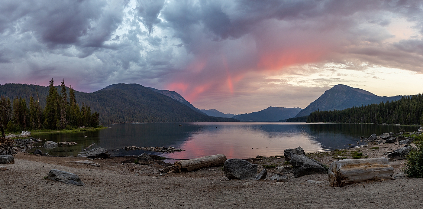 Lake Wenatchee at sunrise. Photo by Megan Montalvo Photography.
