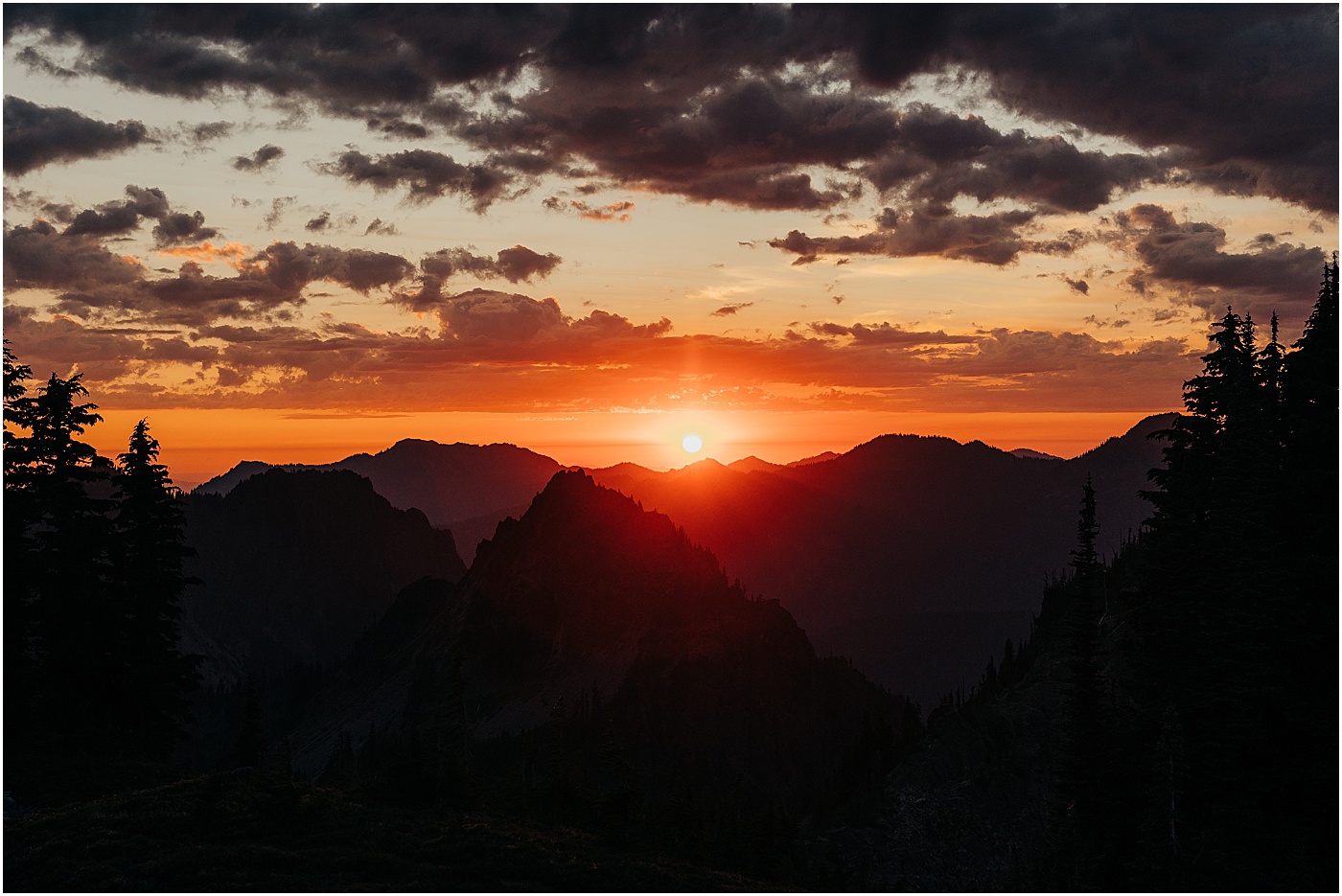 Sunset at Mount Rainier | Photo by Megan Montalvo Photography