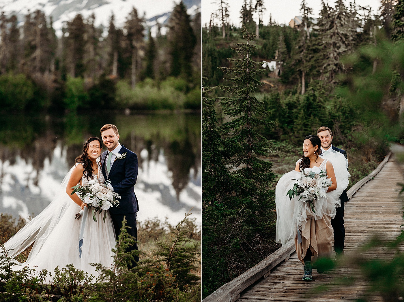 Washington Elopement in the Summer at Picture Lake | Megan Montalvo Photography
