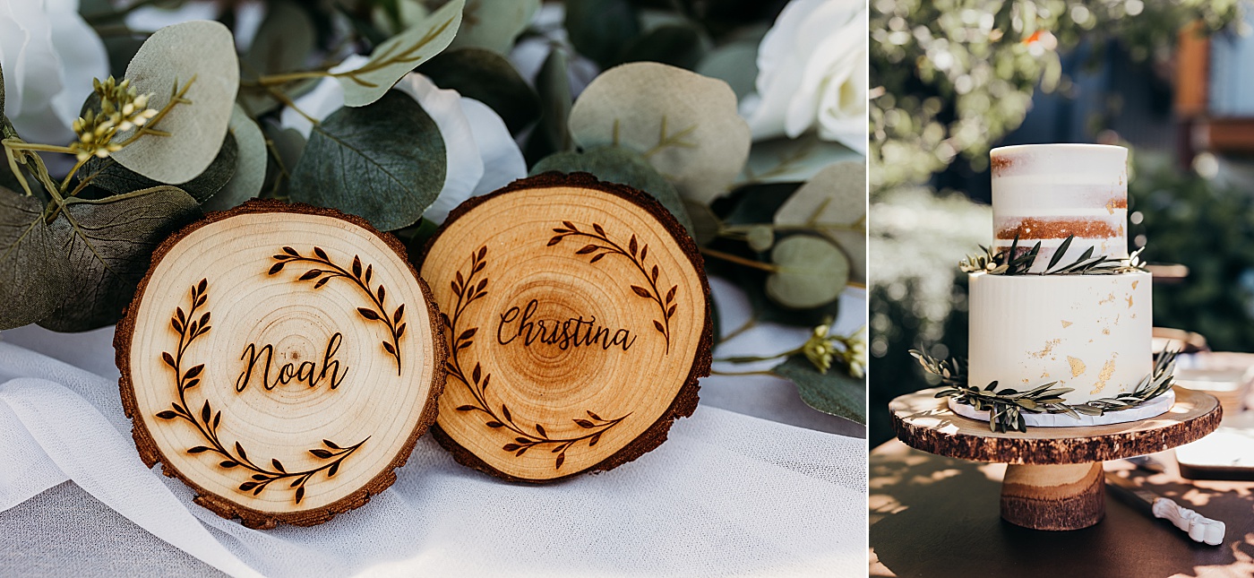 Reception details for small, intimate elopement | Megan Montalvo Photography