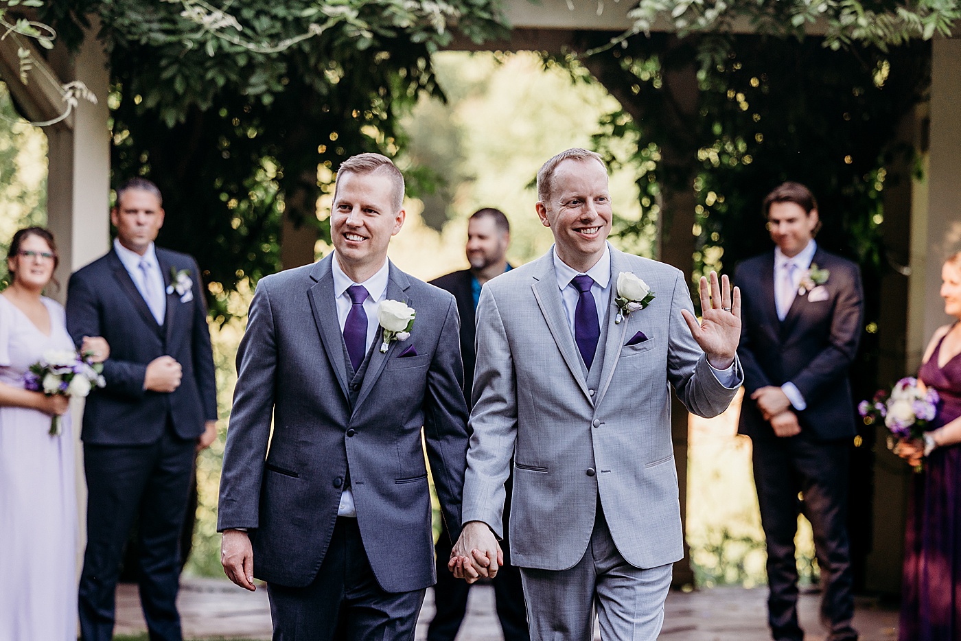 Ceremony at Sanders Estate, a Washington state intimate wedding venue | Megan Montalvo Photography